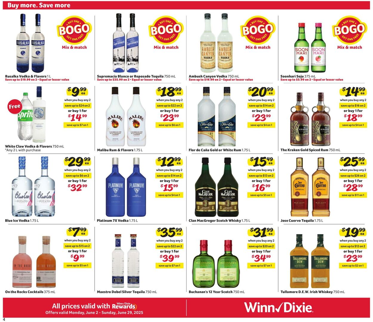 Weekly ad Winn-Dixie 06/02/2025 - 06/29/2025