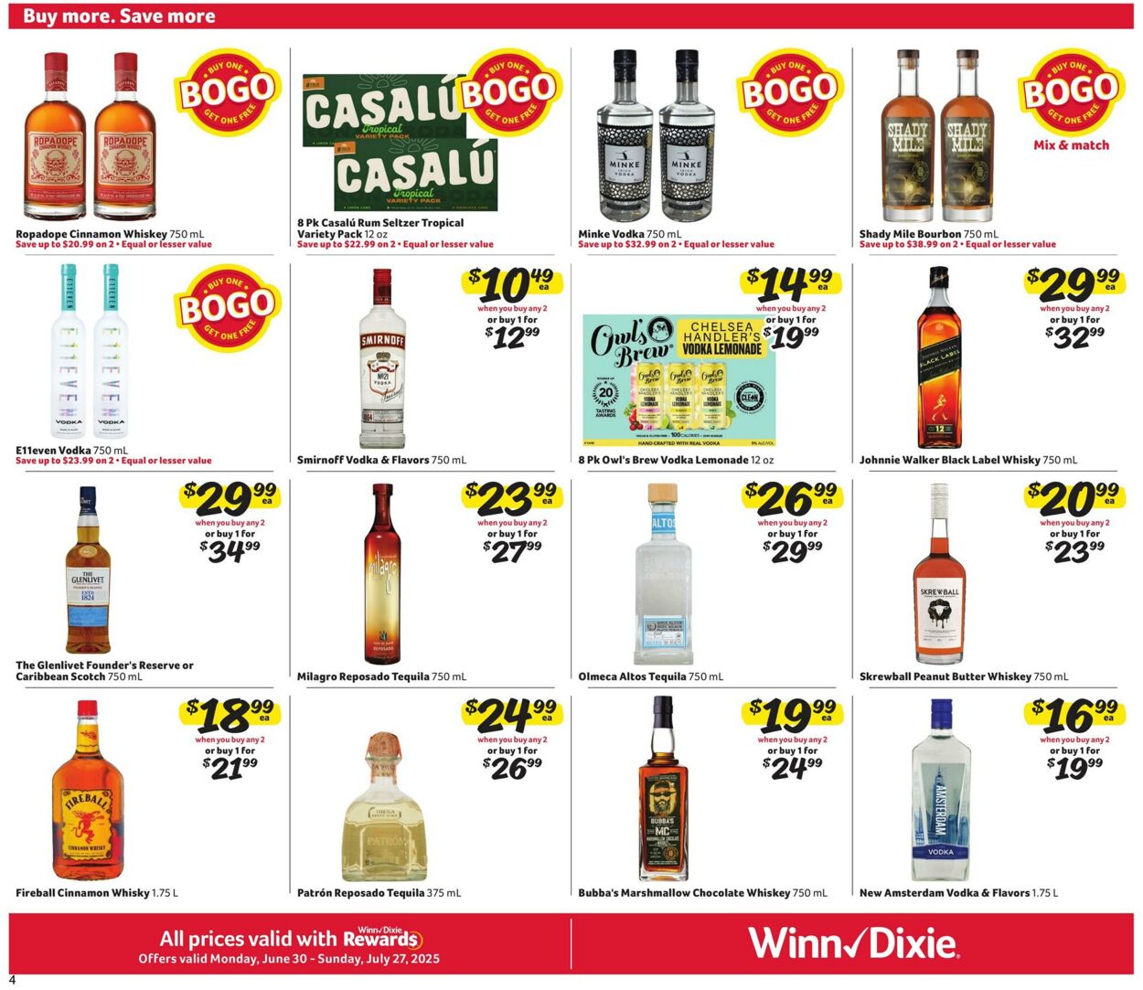 Weekly ad Winn-Dixie 06/30/2025 - 07/27/2025