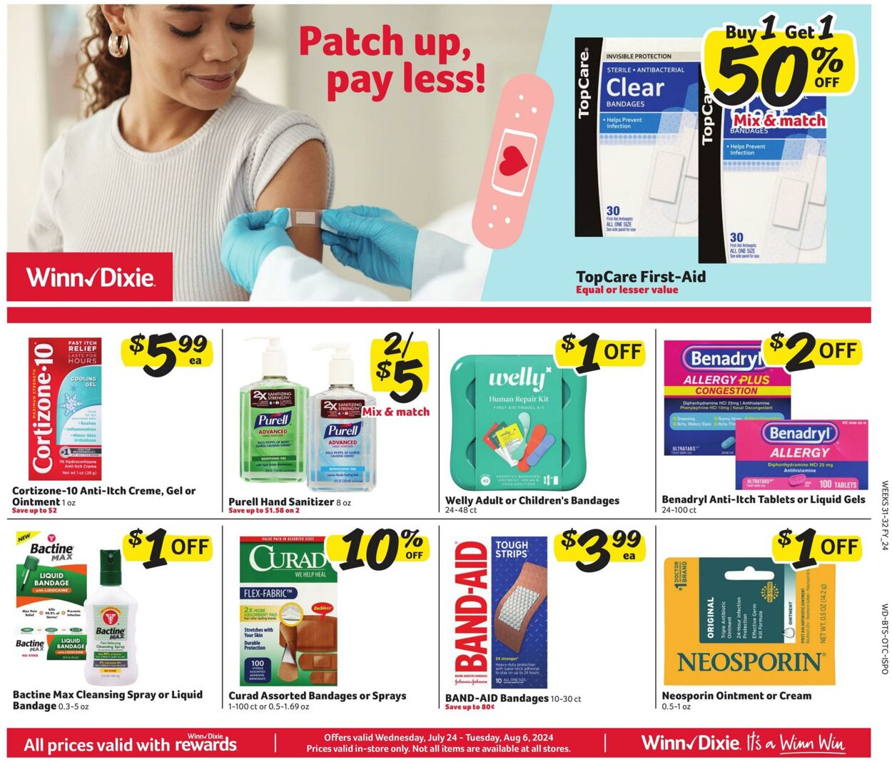 Weekly ad Winn-Dixie 07/24/2024 - 08/06/2024