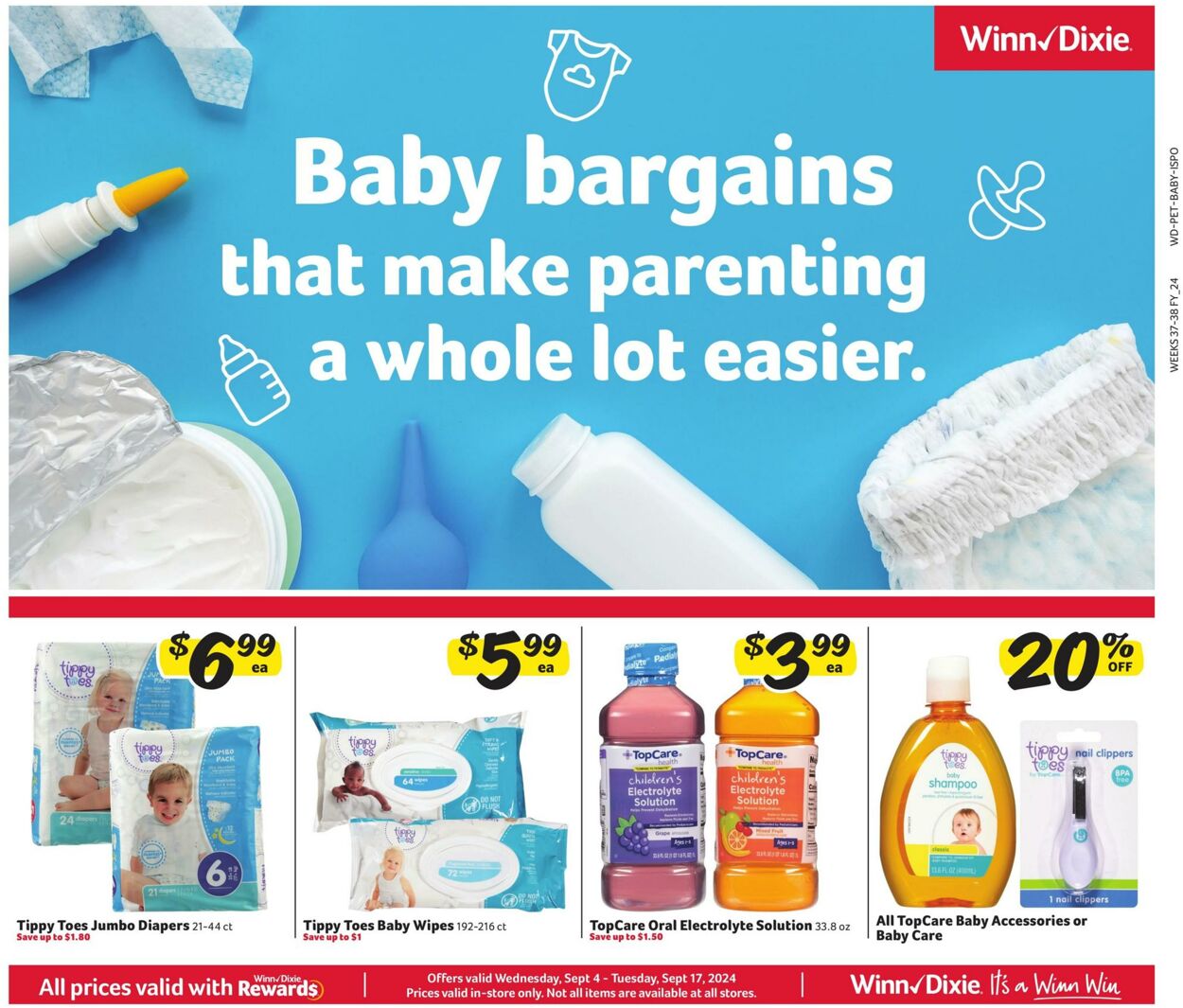 Weekly ad Winn-Dixie 09/04/2024 - 09/17/2024