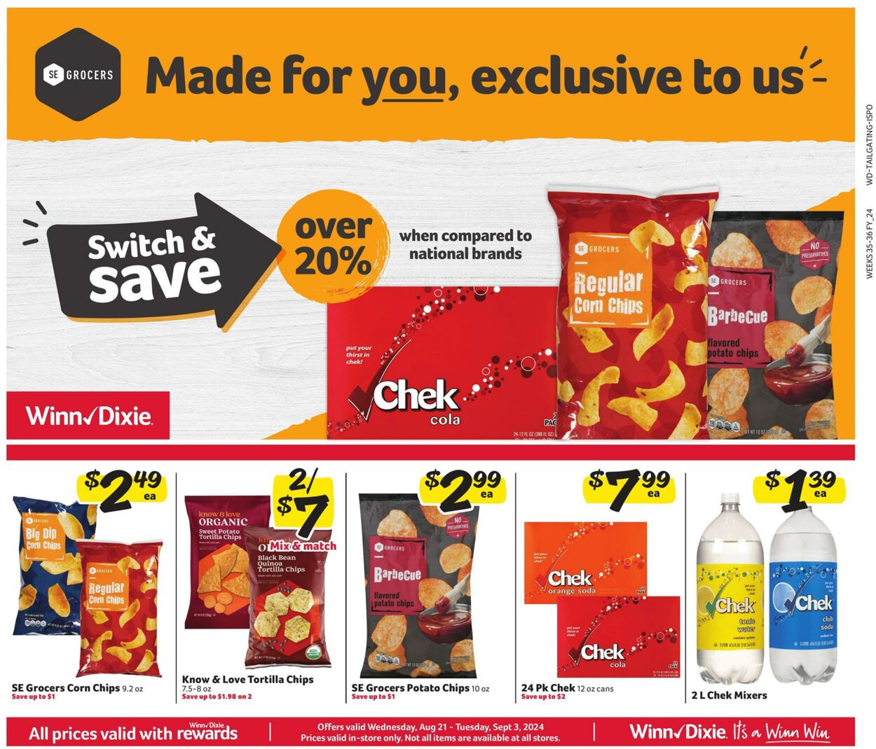 Weekly ad Winn-Dixie 08/21/2024 - 09/03/2024