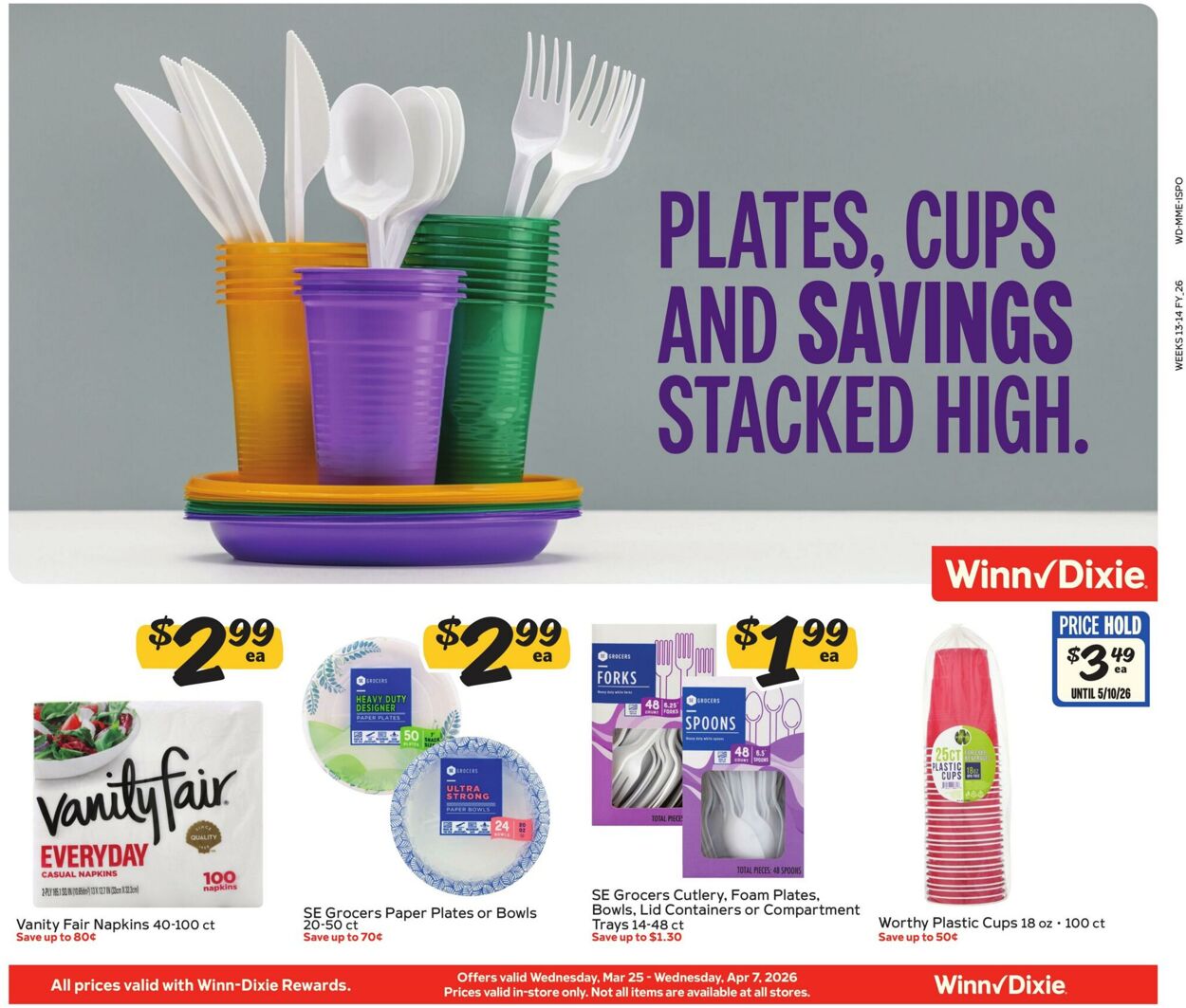 Weekly ad Winn-Dixie 03/25/2026 - 04/07/2026