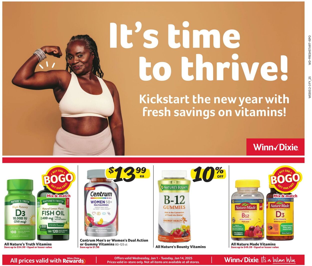 Weekly ad Winn-Dixie 01/01/2025 - 01/14/2025