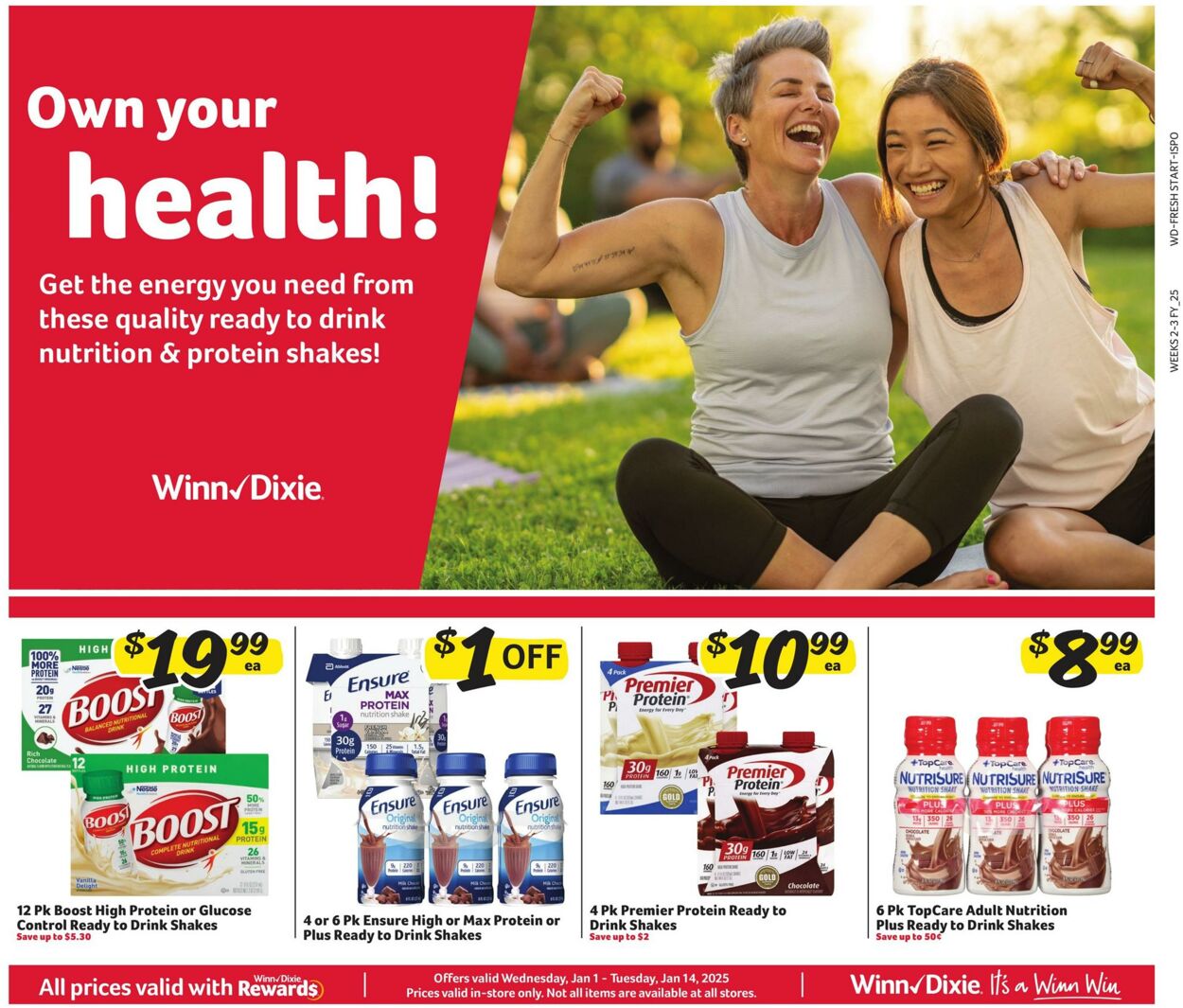 Weekly ad Winn-Dixie 01/01/2025 - 01/14/2025