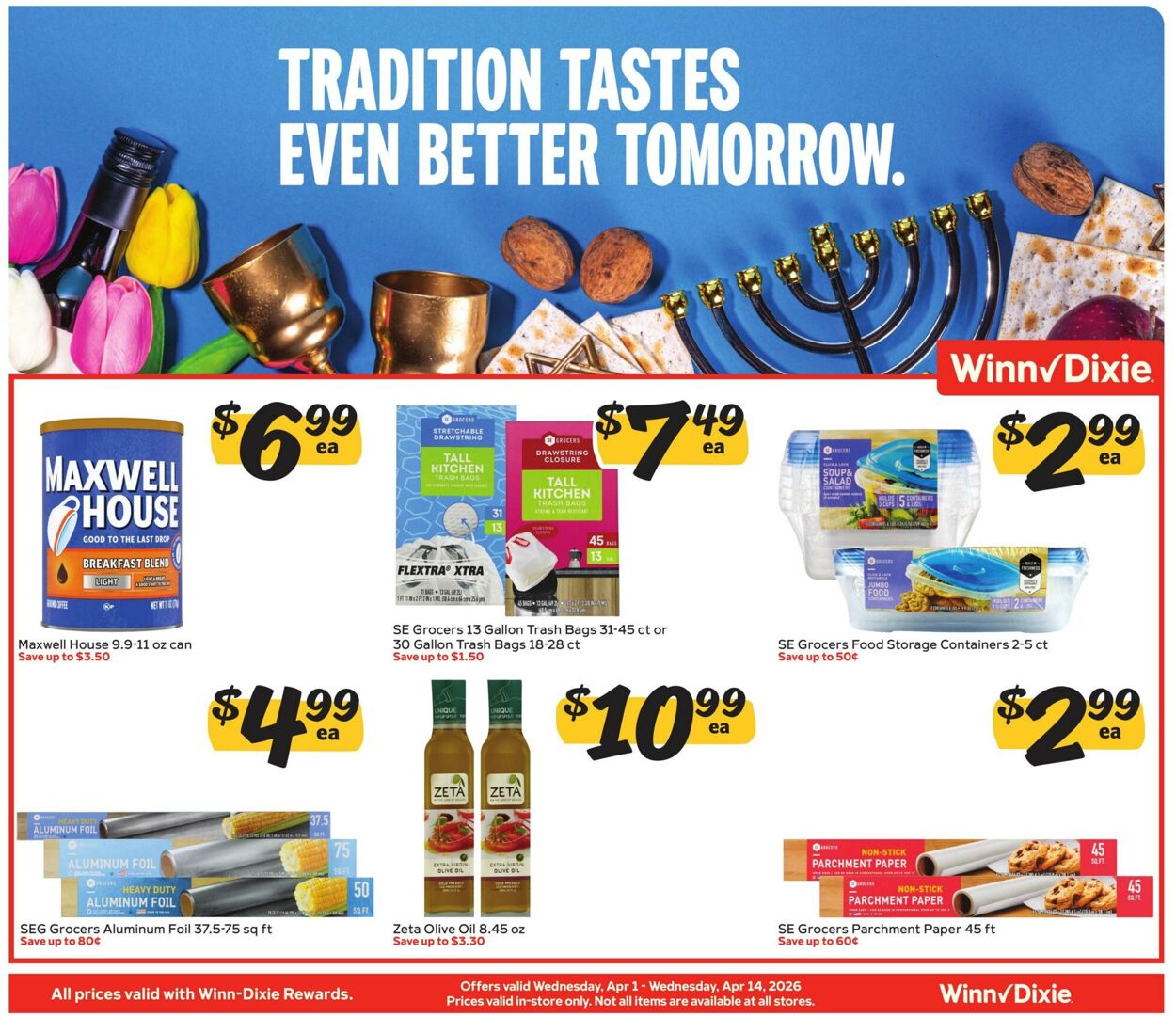 Weekly ad Winn-Dixie 04/01/2026 - 04/14/2026