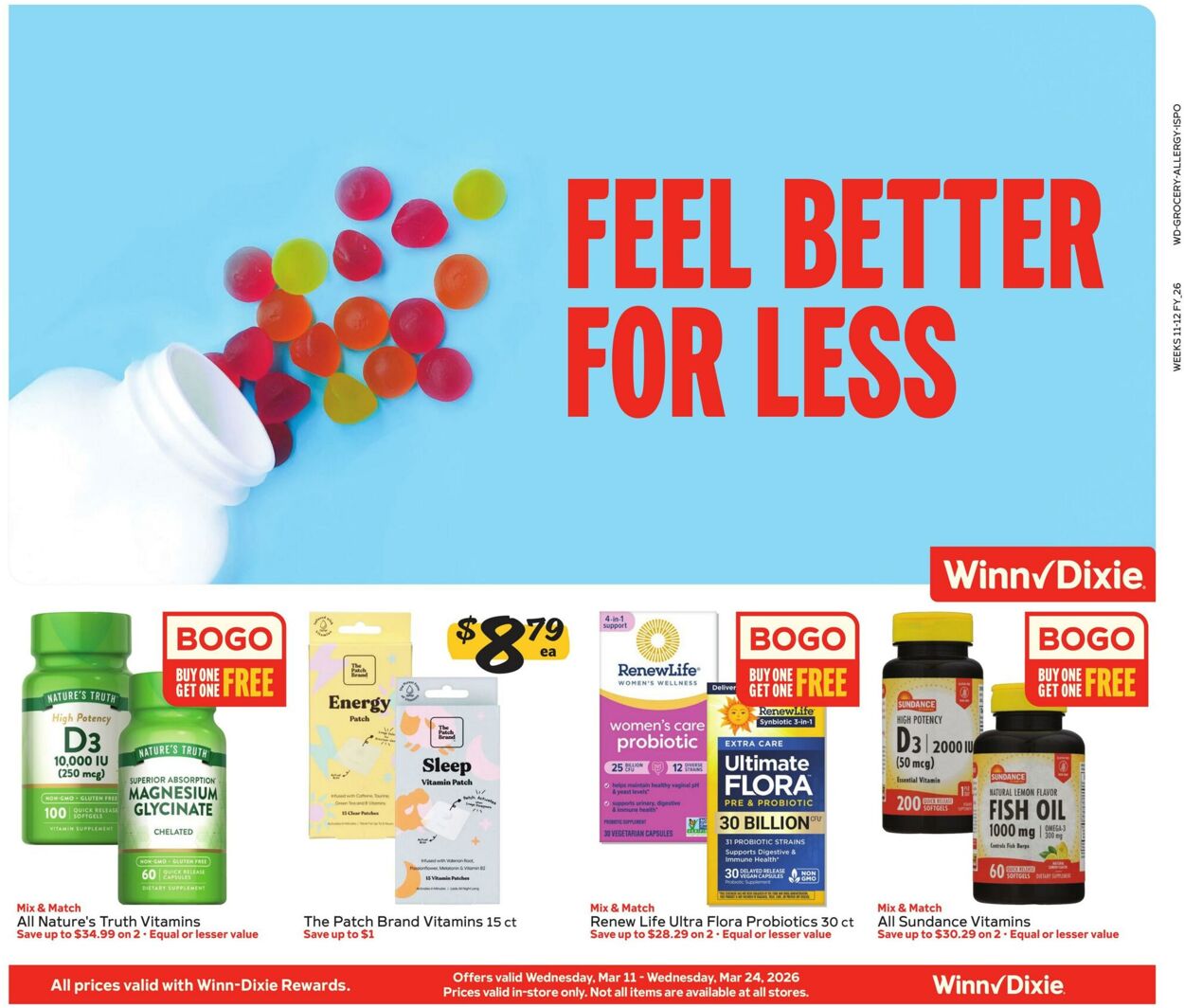 Weekly ad Winn-Dixie 03/11/2026 - 03/24/2026