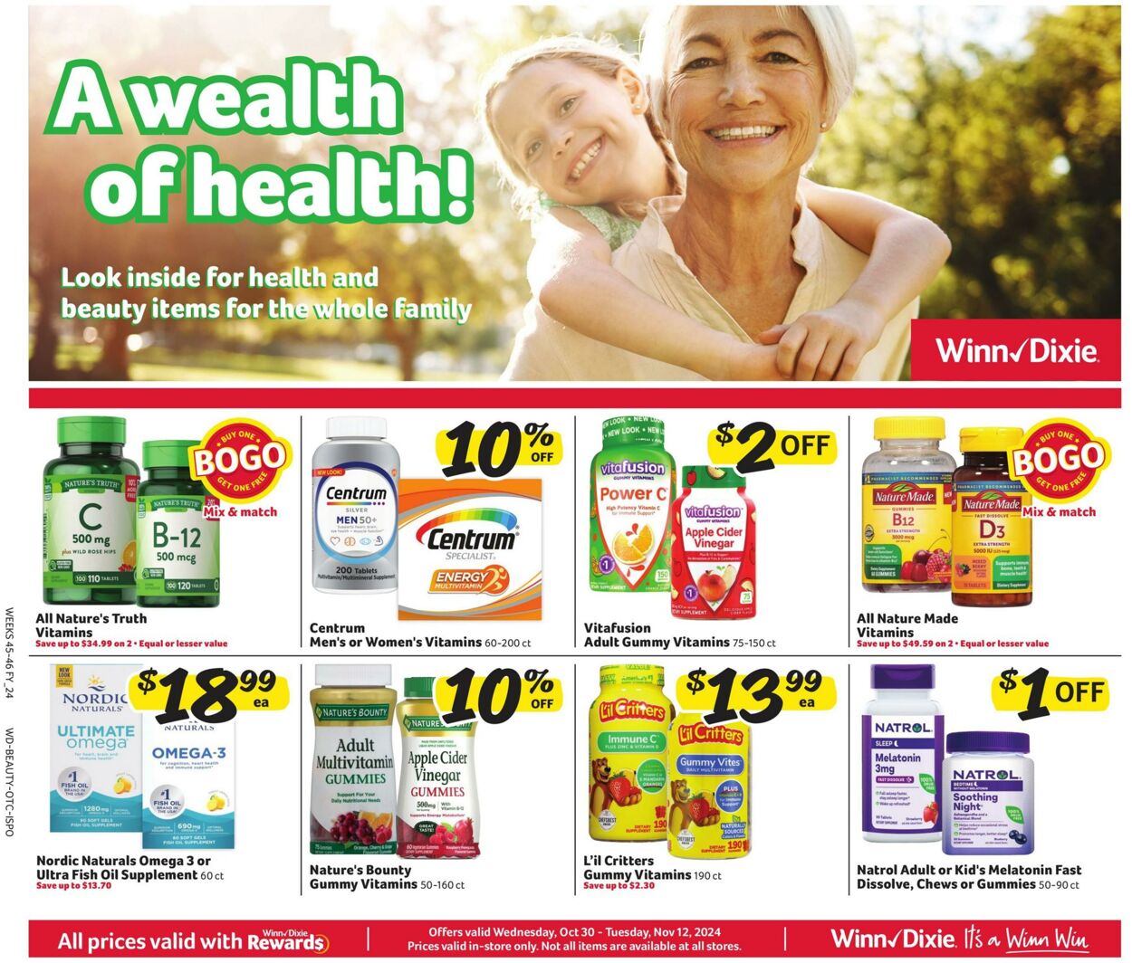 Weekly ad Winn-Dixie 10/30/2024 - 11/12/2024