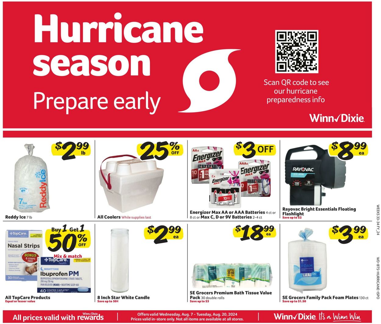 Weekly ad Winn-Dixie 08/07/2024 - 08/20/2024