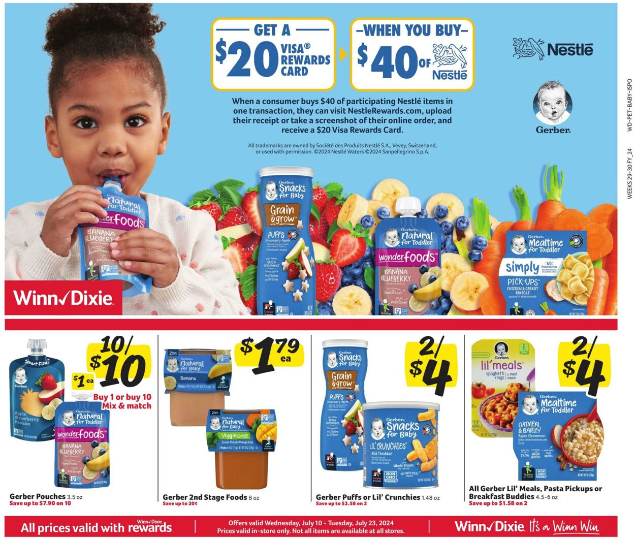 Weekly ad Winn-Dixie 07/10/2024 - 07/23/2024