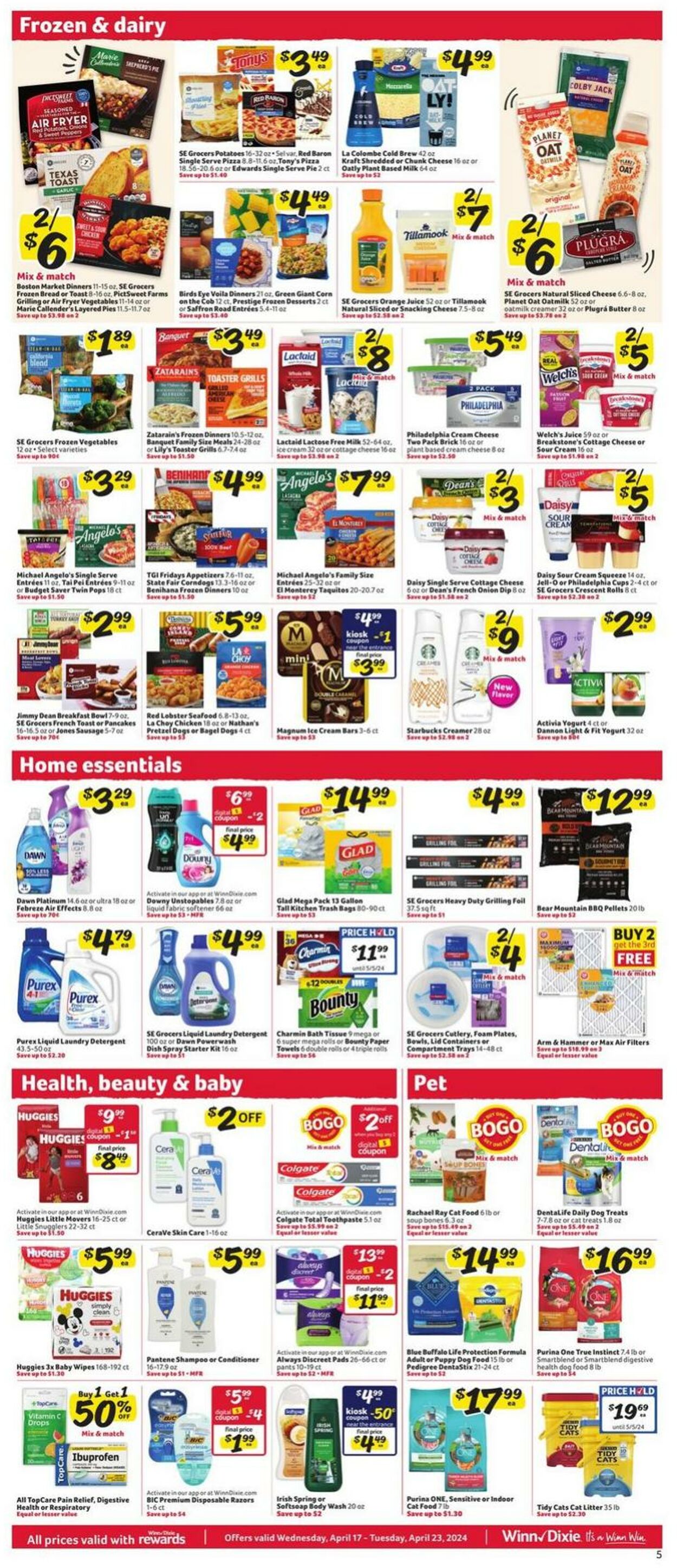 Weekly ad Winn-Dixie 04/17/2024 - 04/23/2024