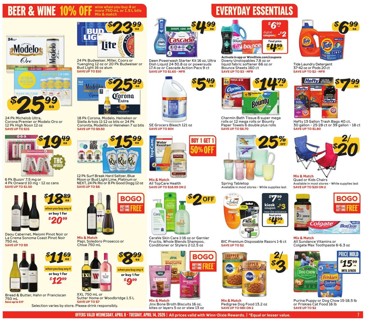 Weekly ad Winn-Dixie 04/08/2026 - 04/14/2026
