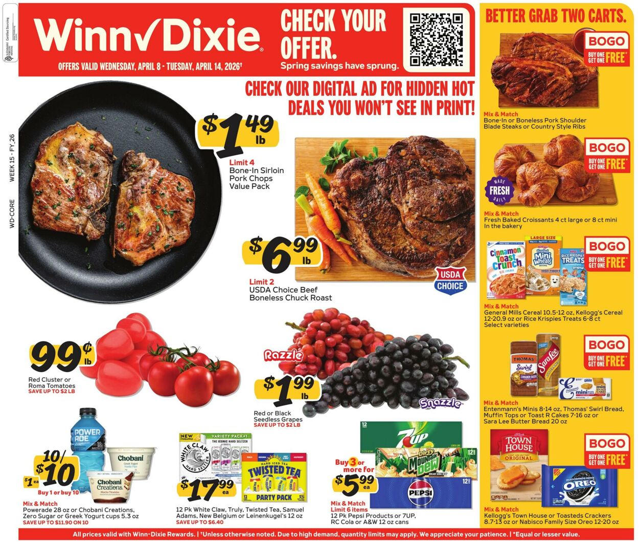 Weekly ad Winn-Dixie 04/08/2026 - 04/14/2026