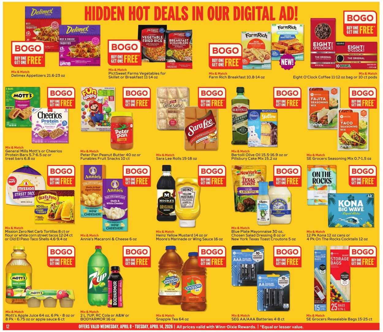 Weekly ad Winn-Dixie 04/08/2026 - 04/14/2026