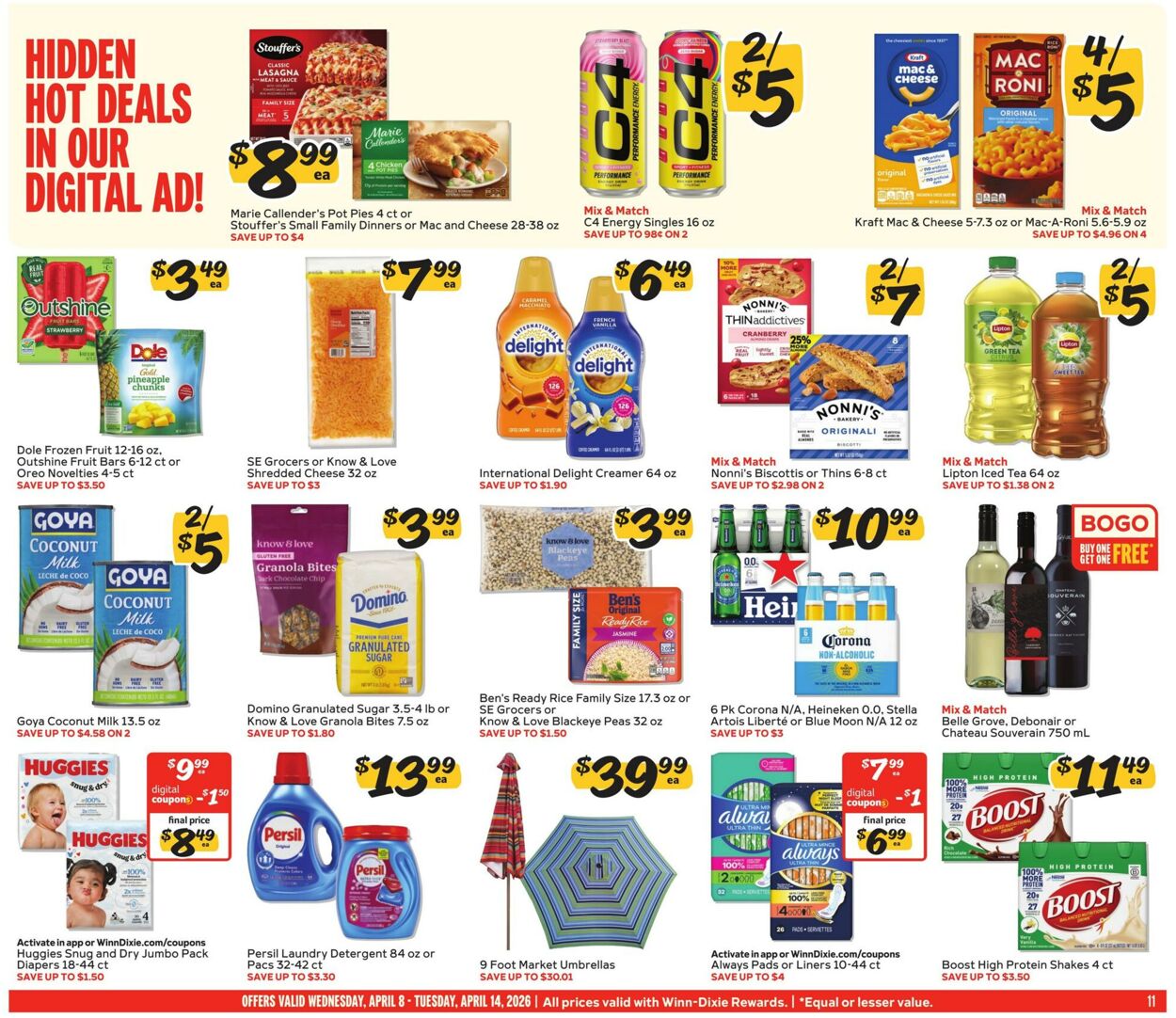 Weekly ad Winn-Dixie 04/08/2026 - 04/14/2026