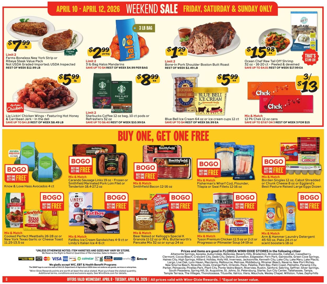 Weekly ad Winn-Dixie 04/08/2026 - 04/14/2026