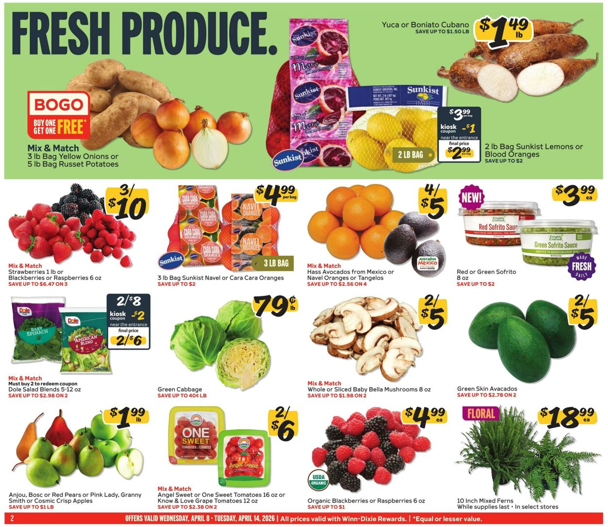 Weekly ad Winn-Dixie 04/08/2026 - 04/14/2026