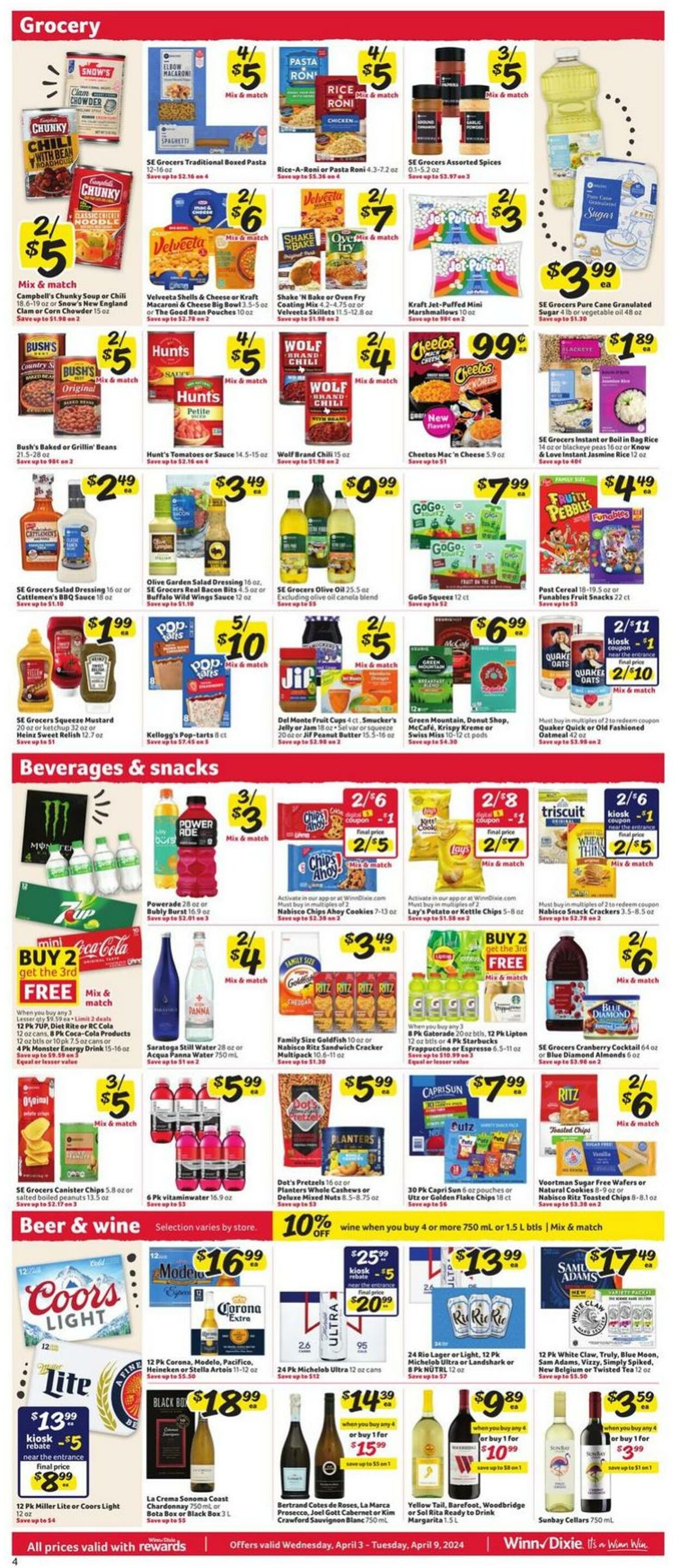 Weekly ad Winn-Dixie 04/03/2024 - 04/09/2024