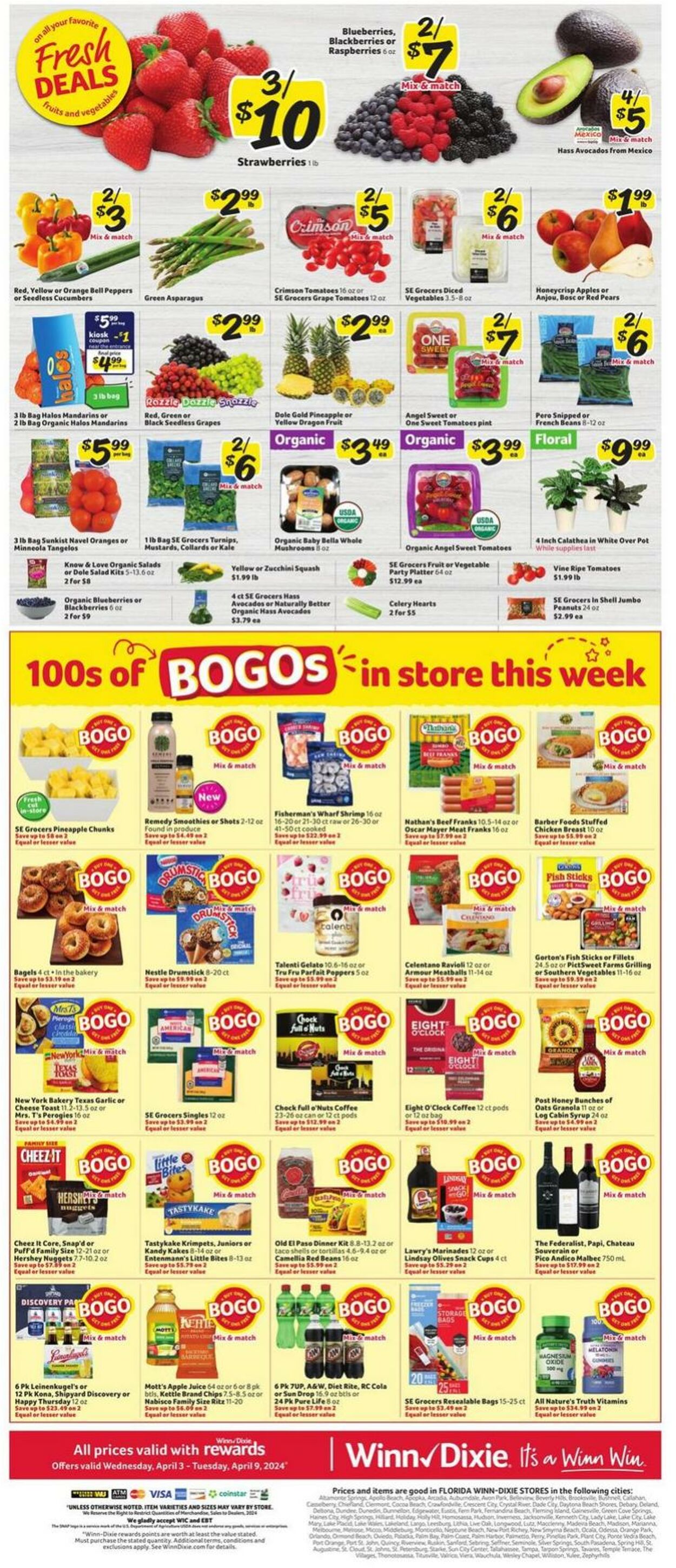 Weekly ad Winn-Dixie 04/03/2024 - 04/09/2024