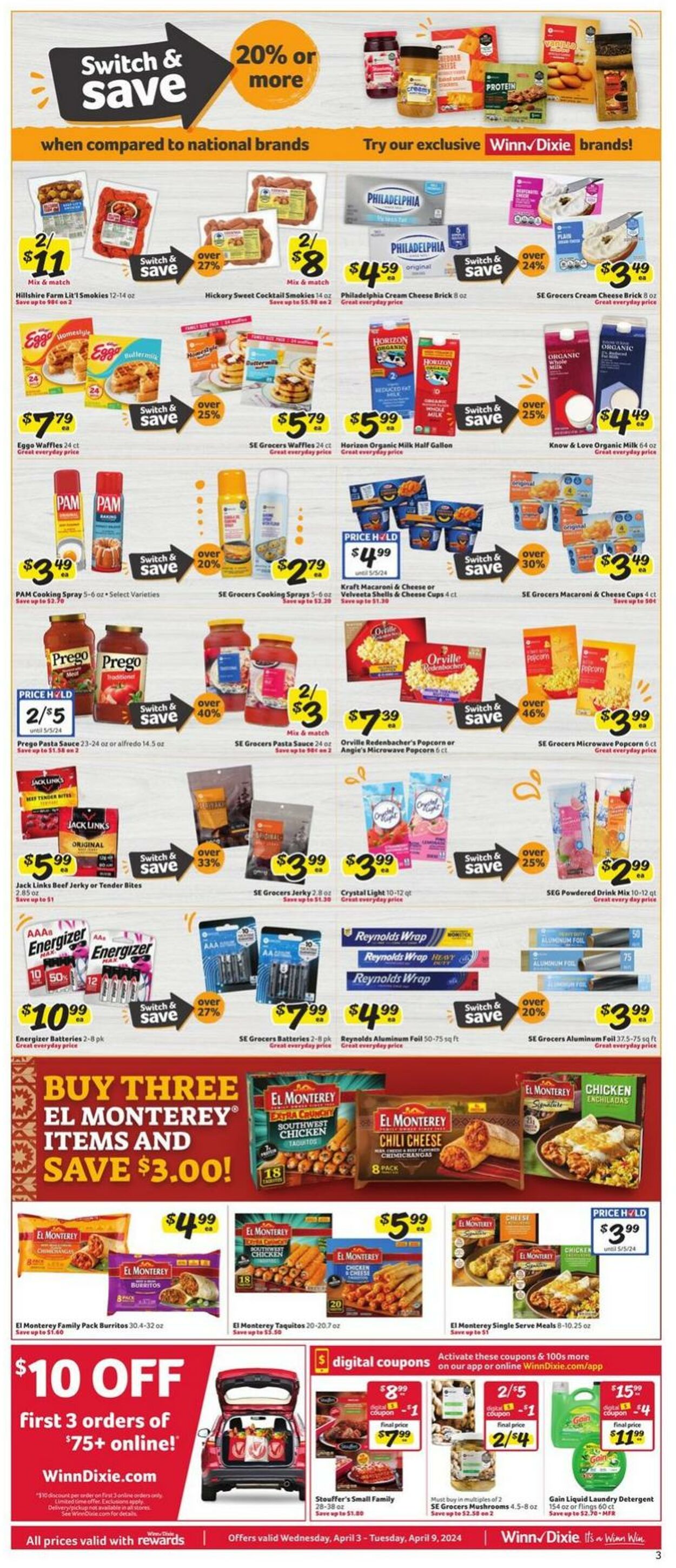 Weekly ad Winn-Dixie 04/03/2024 - 04/09/2024