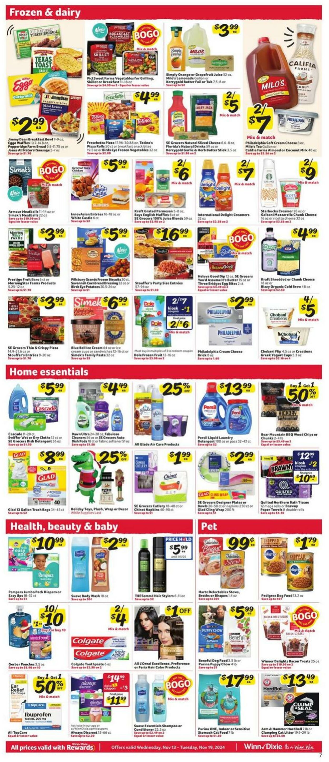 Weekly ad Winn-Dixie 11/13/2024 - 11/19/2024