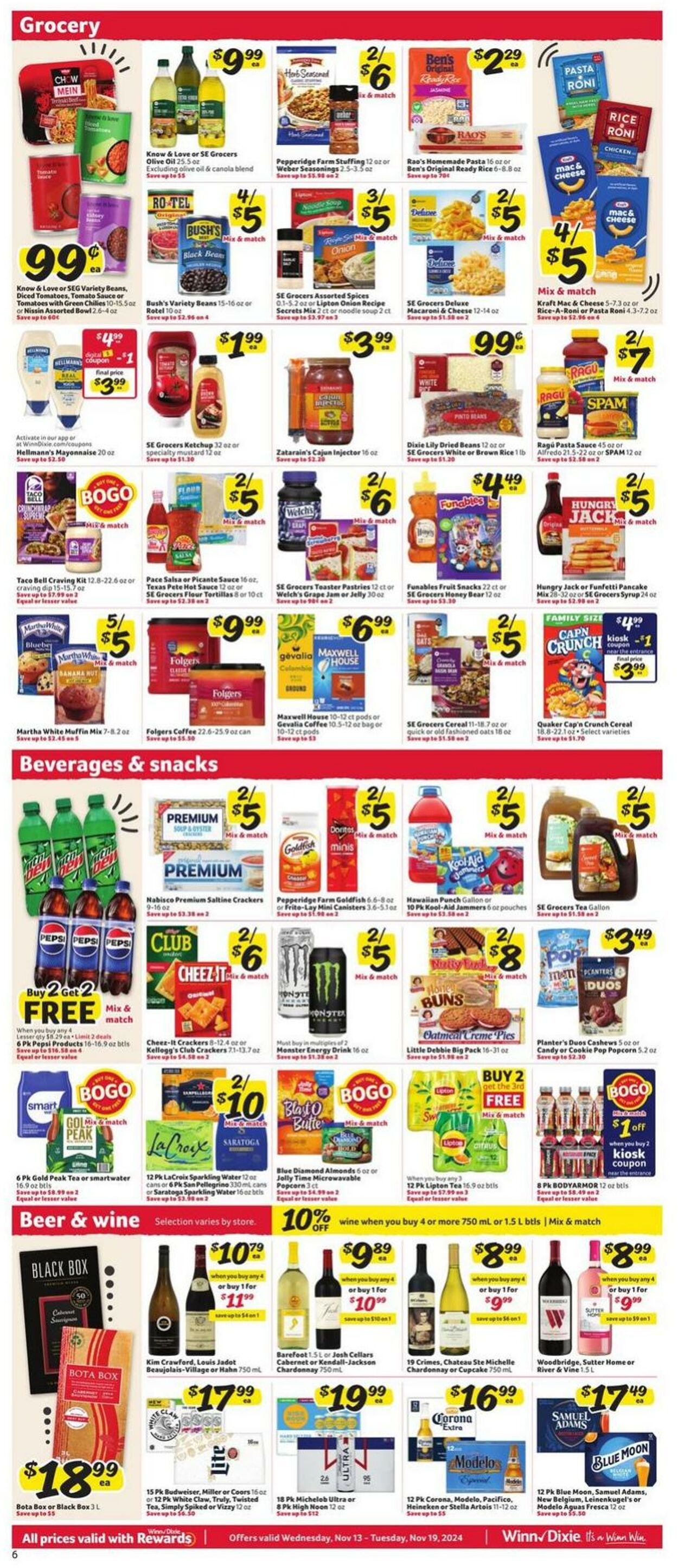 Weekly ad Winn-Dixie 11/13/2024 - 11/19/2024