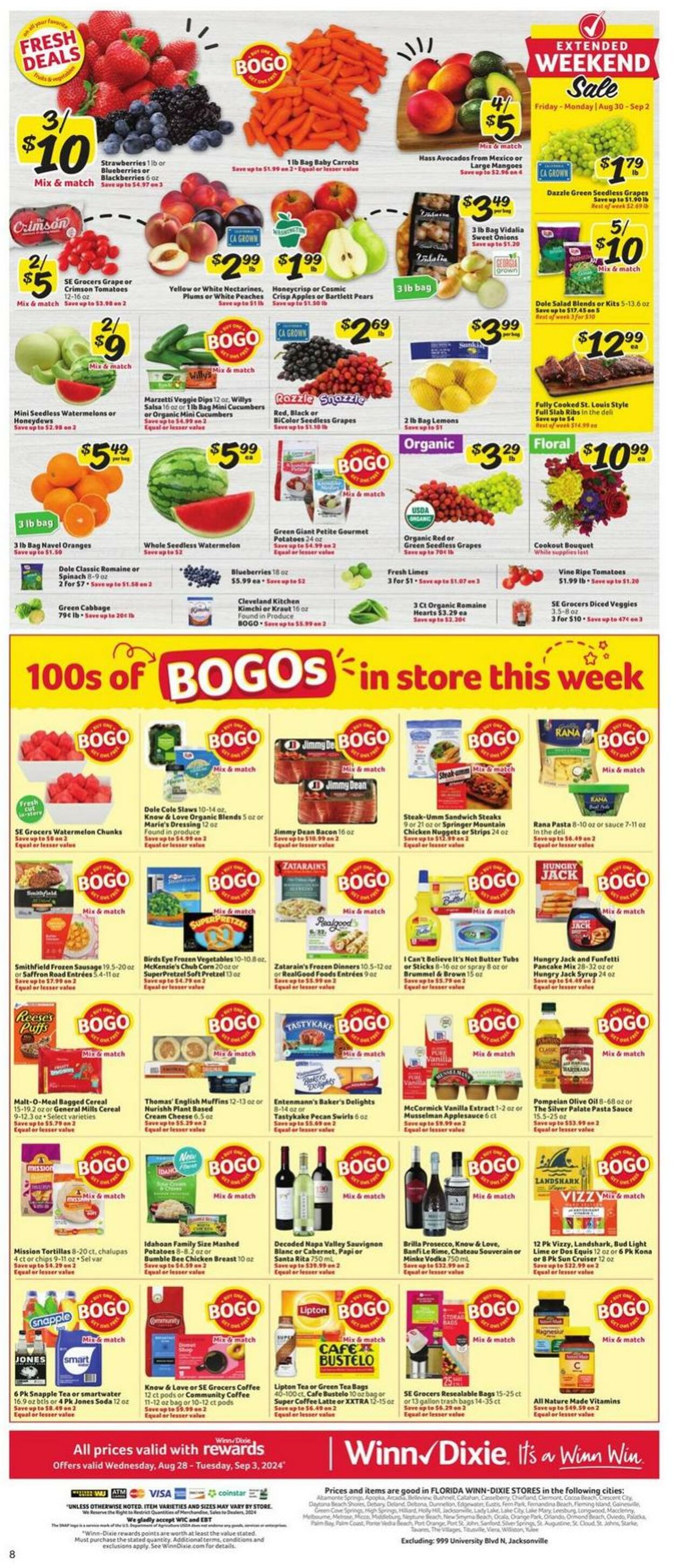 Weekly ad Winn-Dixie 08/28/2024 - 09/03/2024