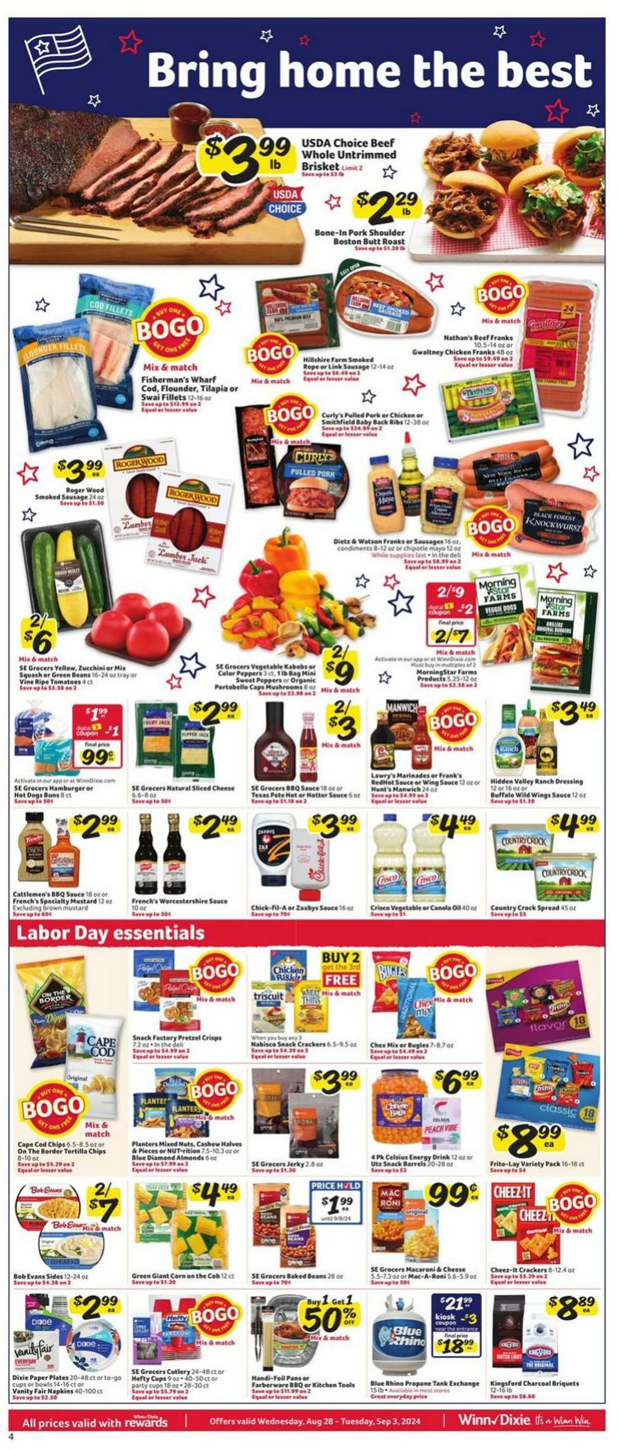 Weekly ad Winn-Dixie 08/28/2024 - 09/03/2024