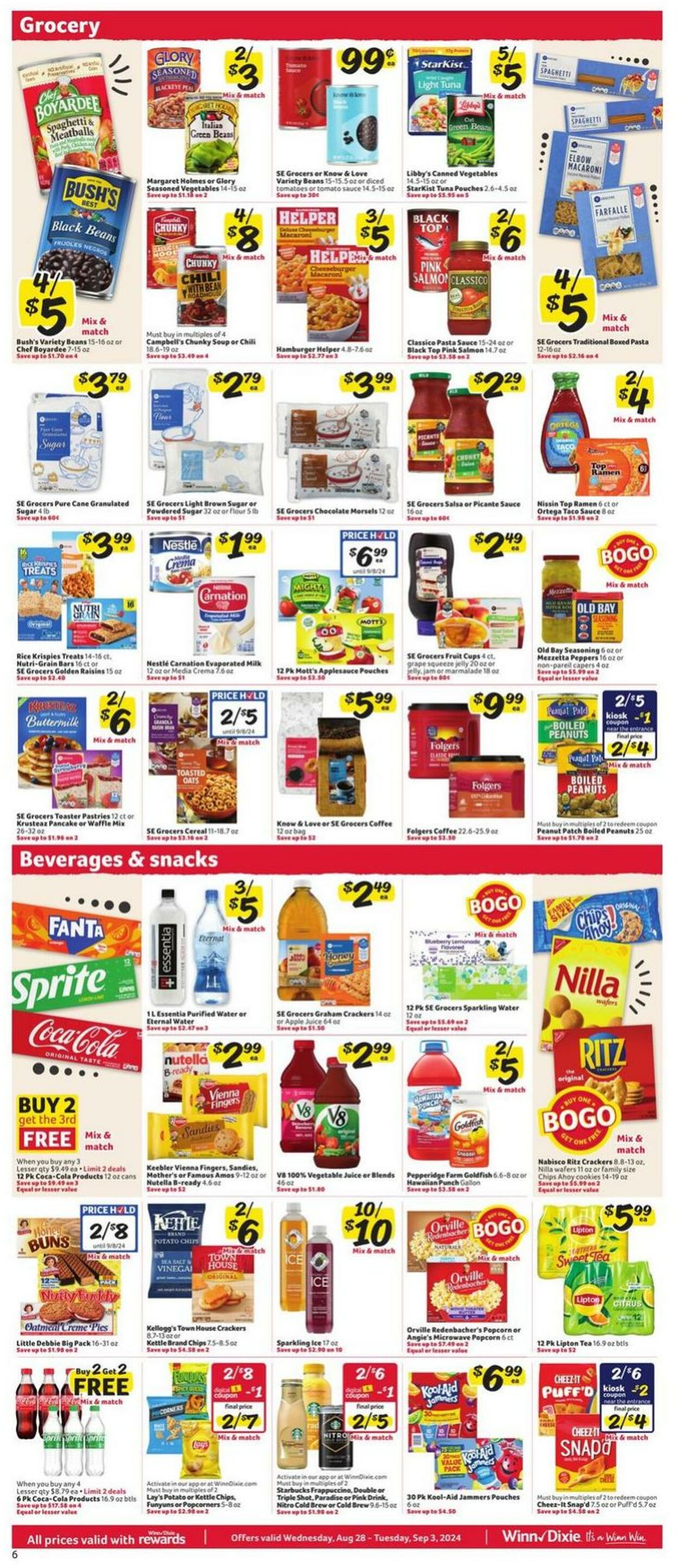 Weekly ad Winn-Dixie 08/28/2024 - 09/03/2024