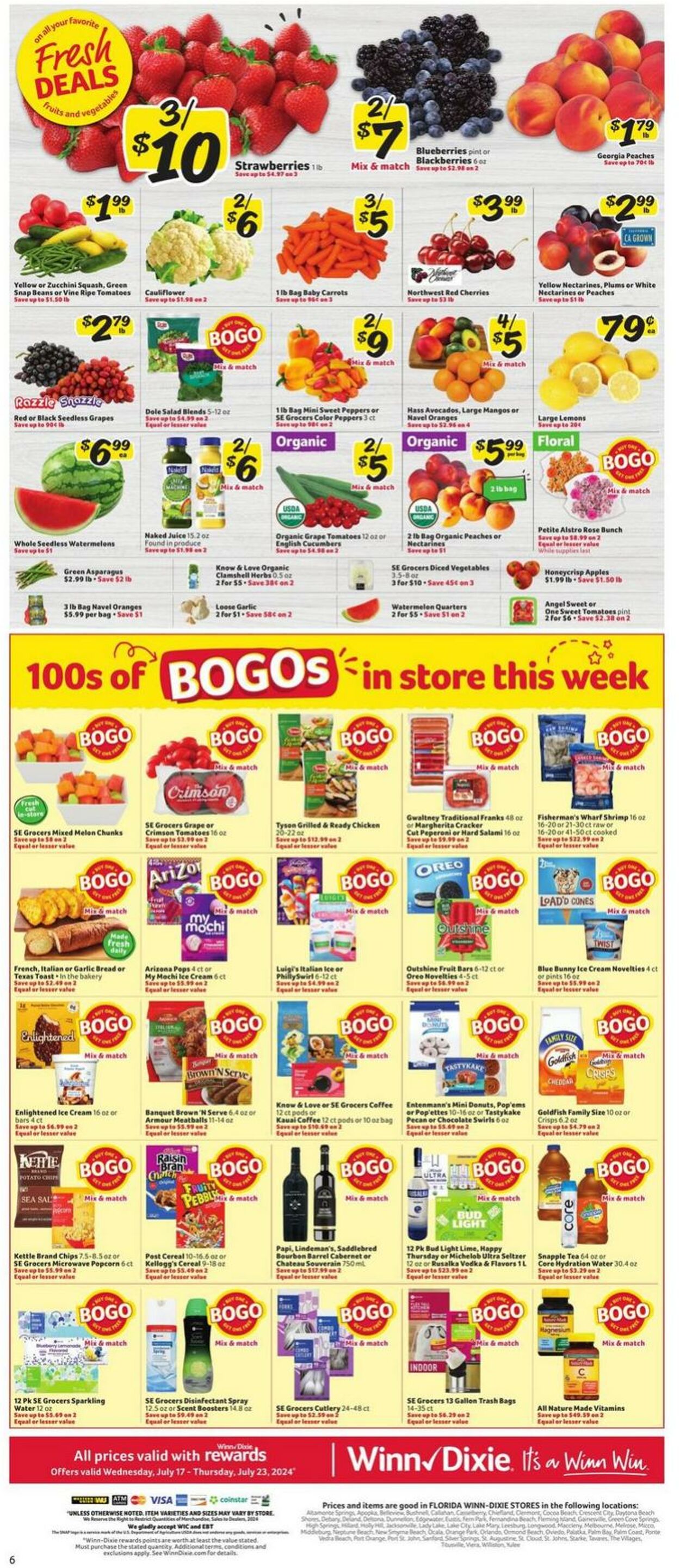 Weekly ad Winn-Dixie 07/17/2024 - 07/23/2024