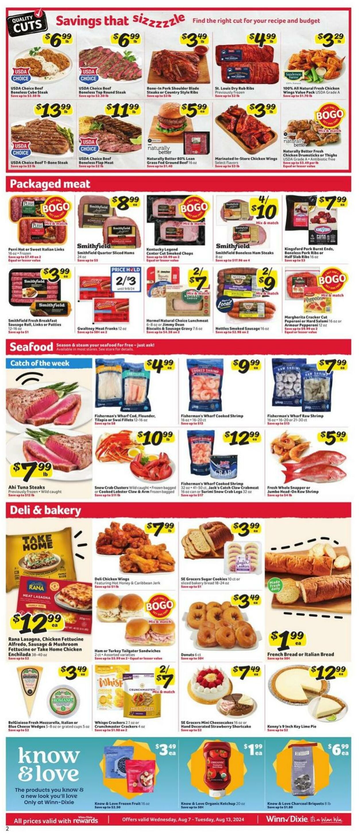 Weekly ad Winn-Dixie 08/07/2024 - 08/13/2024