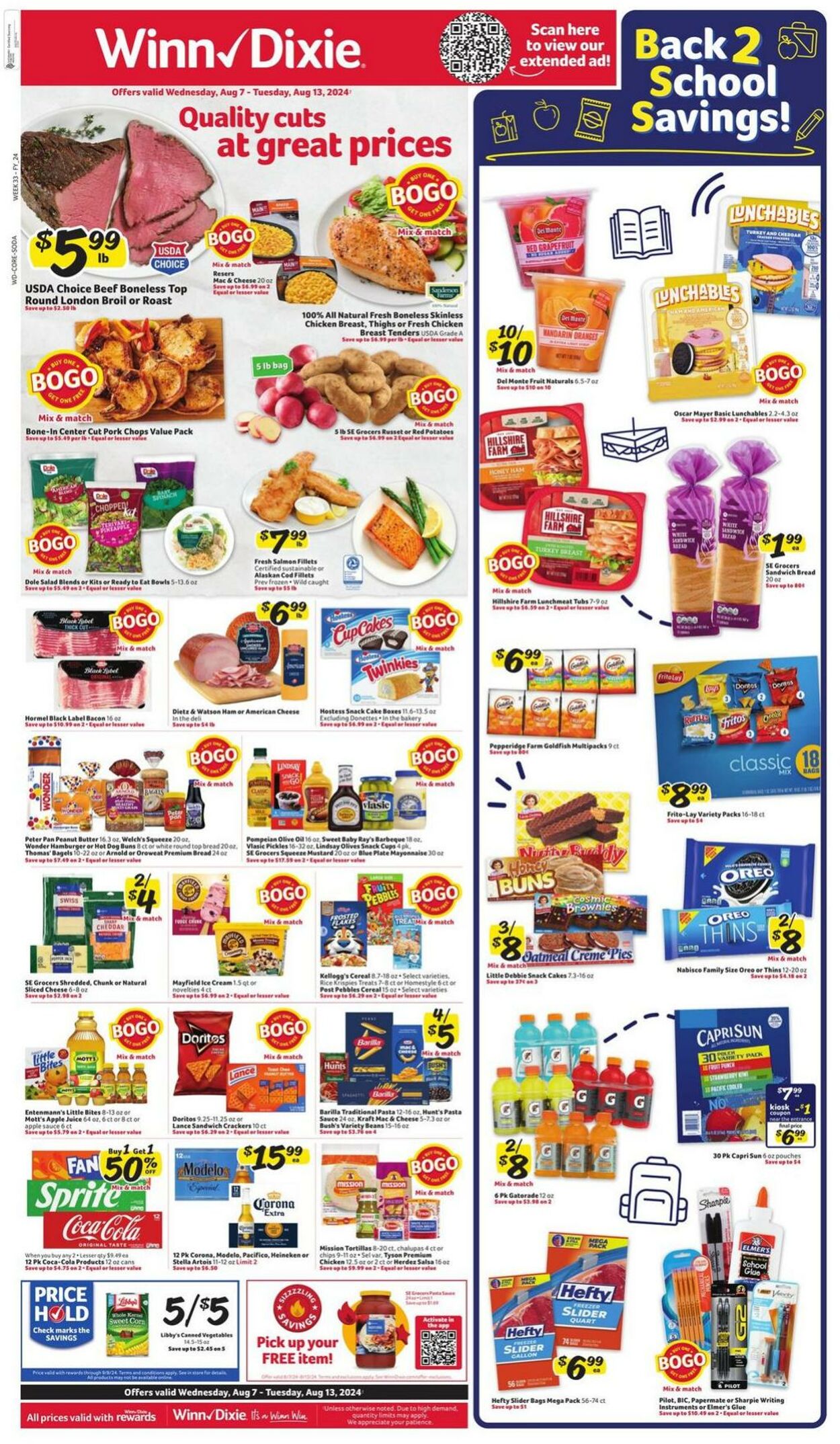 Weekly ad Winn-Dixie 08/07/2024 - 08/13/2024