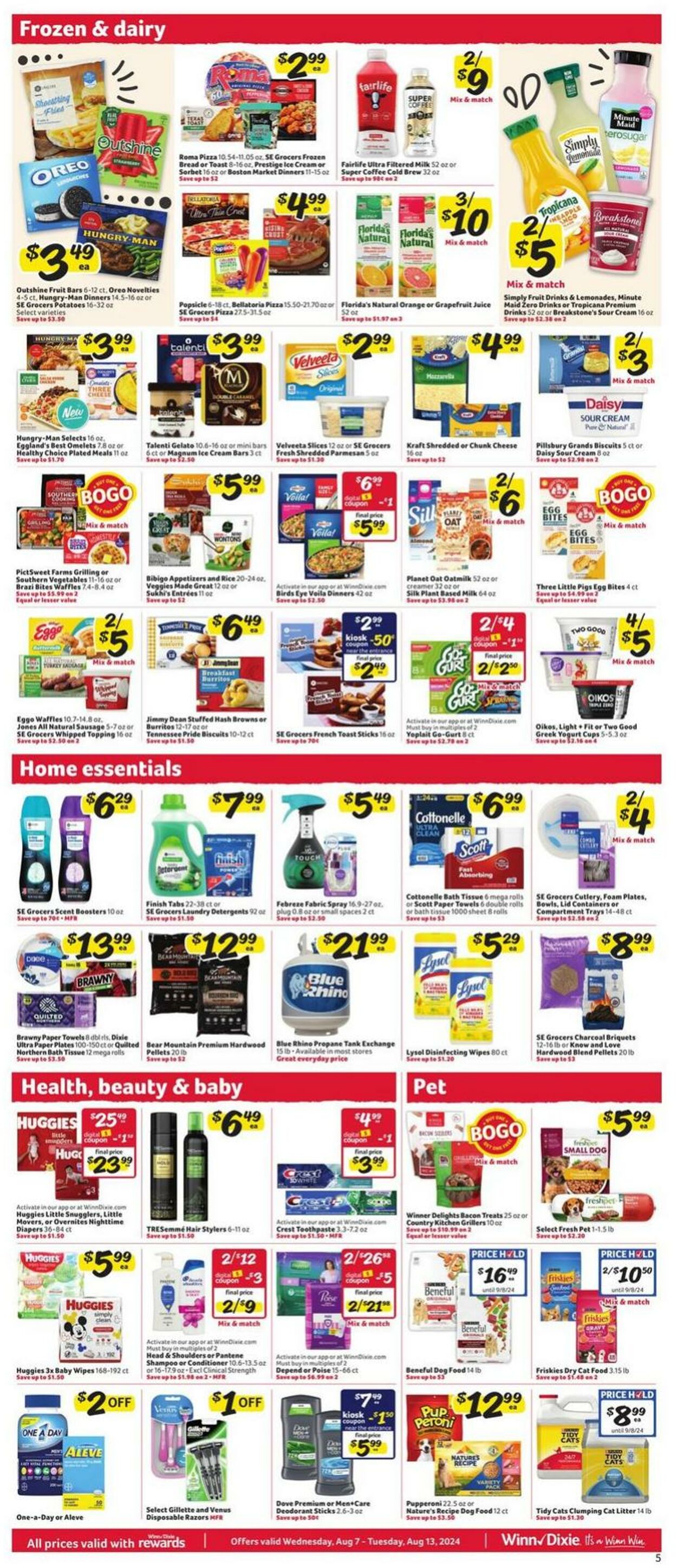 Weekly ad Winn-Dixie 08/07/2024 - 08/13/2024