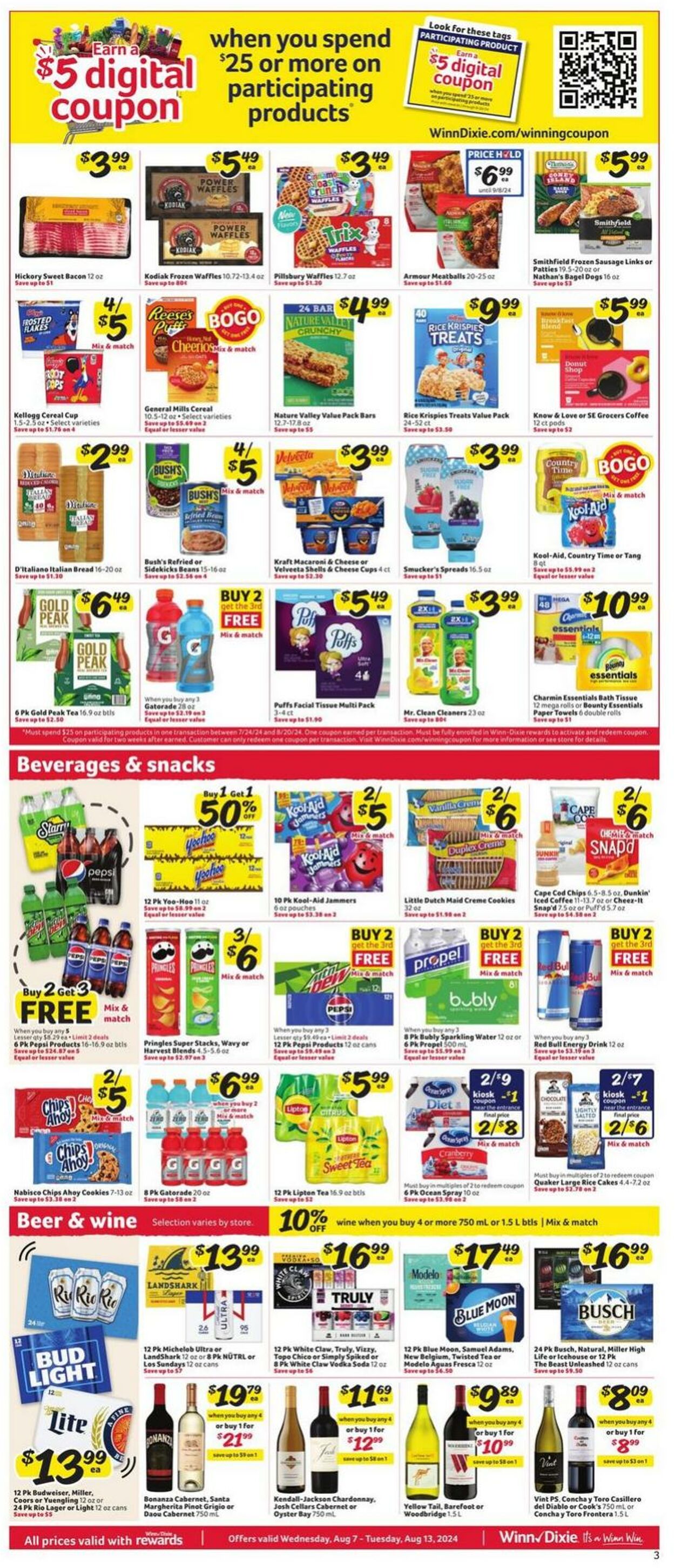 Weekly ad Winn-Dixie 08/07/2024 - 08/13/2024