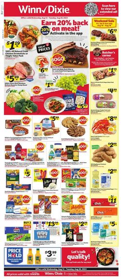 Weekly ad Winn-Dixie 08/07/2024 - 08/20/2024