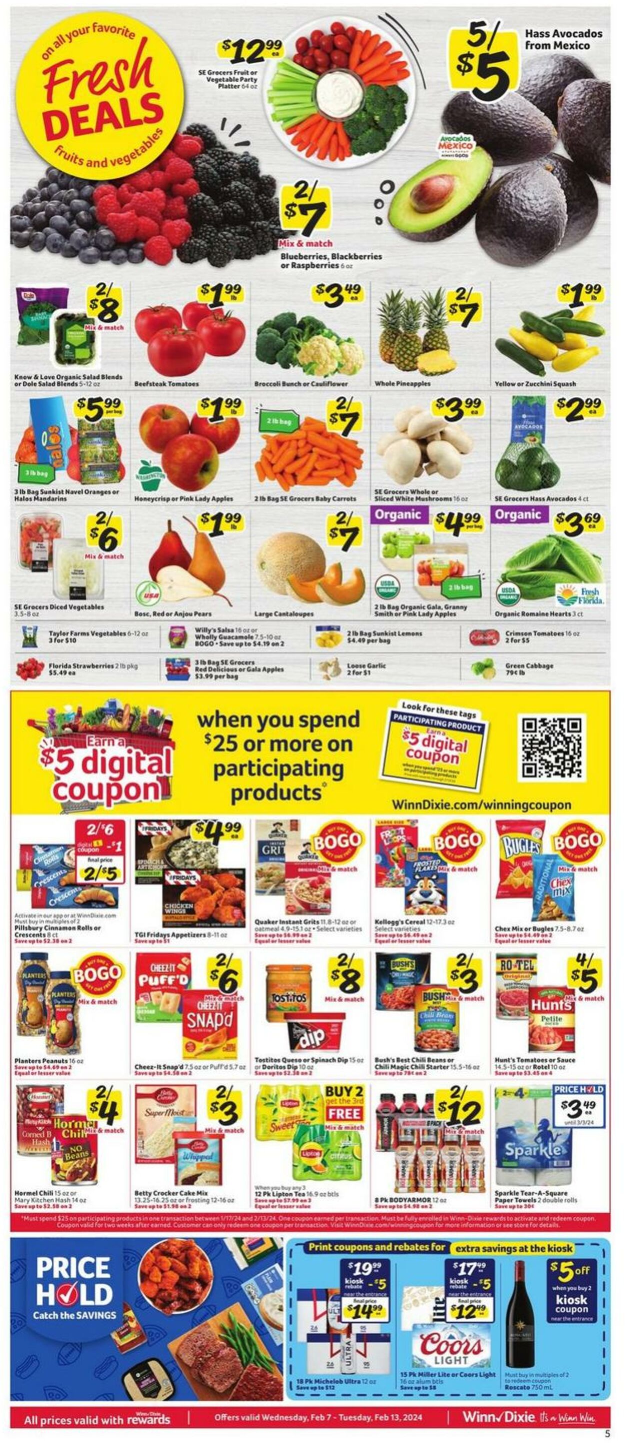 Weekly ad Winn-Dixie 02/07/2024 - 02/13/2024