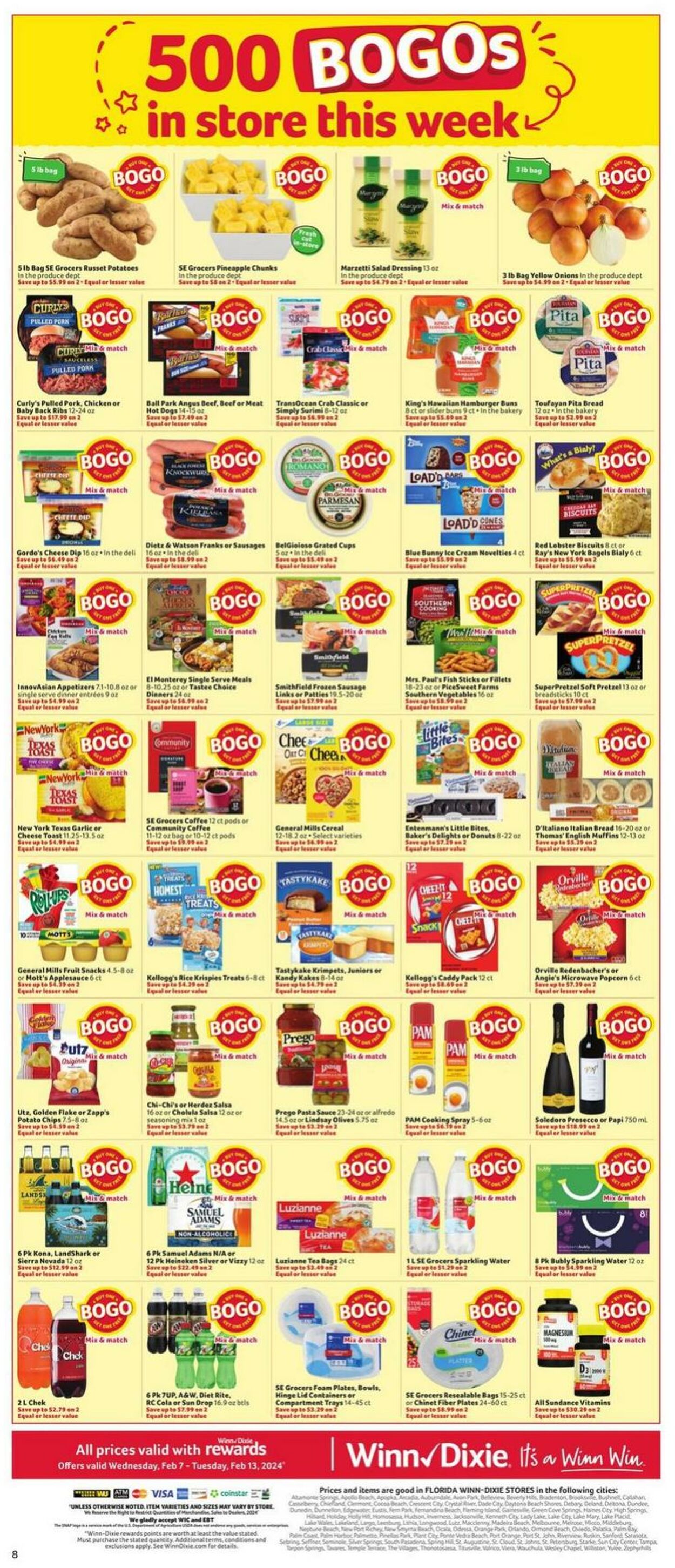 Weekly ad Winn-Dixie 02/07/2024 - 02/13/2024