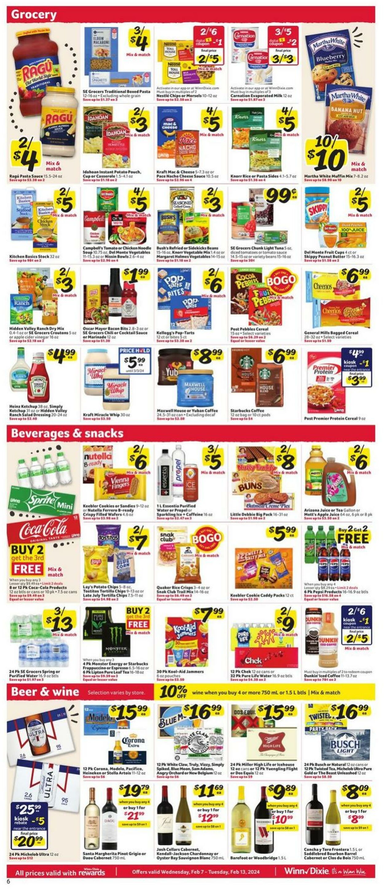 Weekly ad Winn-Dixie 02/07/2024 - 02/13/2024