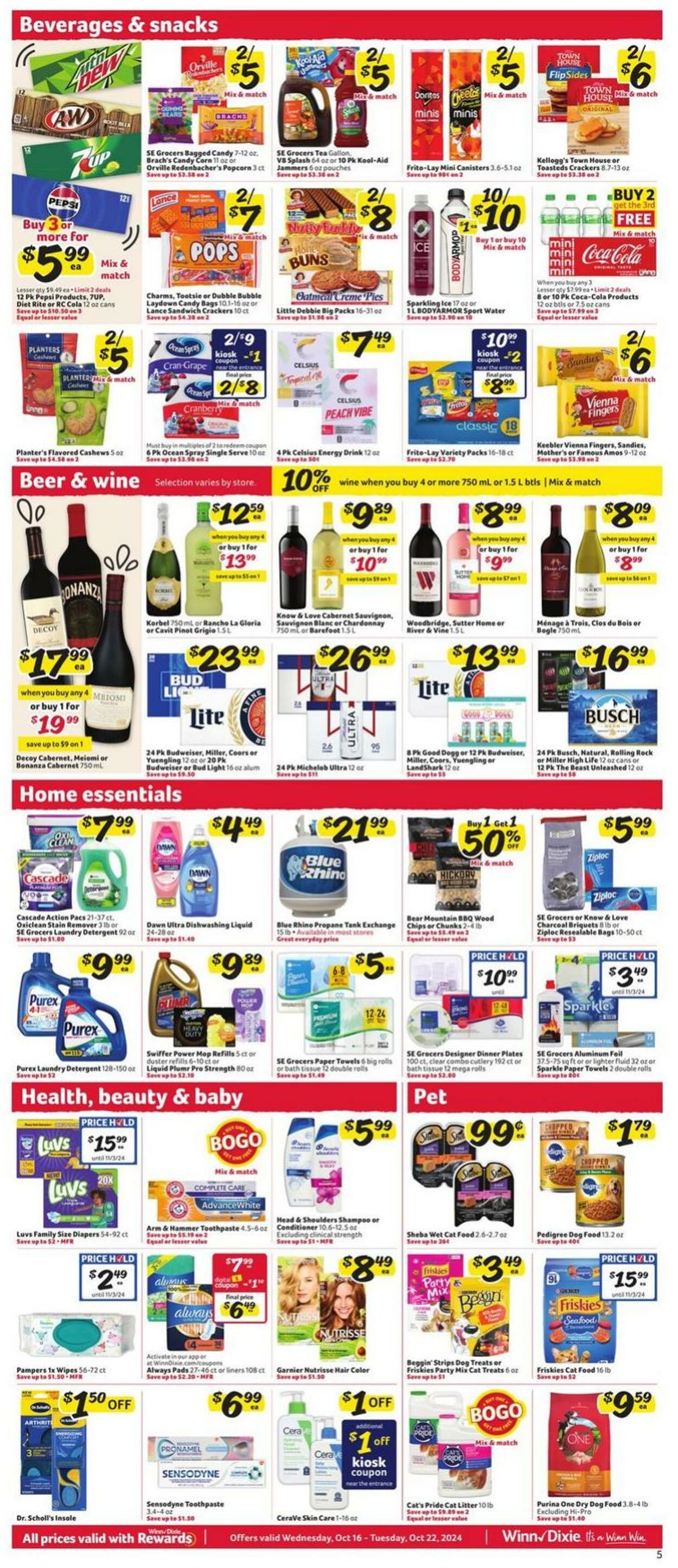 Weekly ad Winn-Dixie 10/16/2024 - 10/22/2024