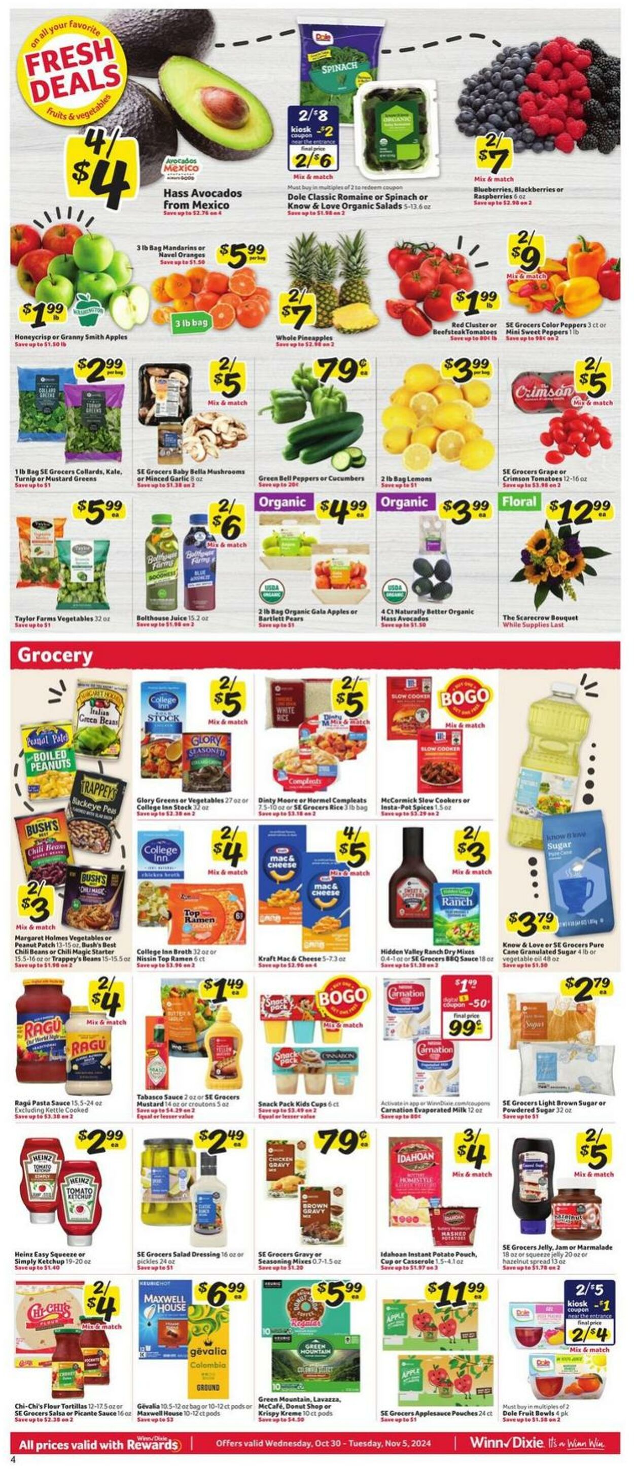 Weekly ad Winn-Dixie 10/30/2024 - 11/05/2024