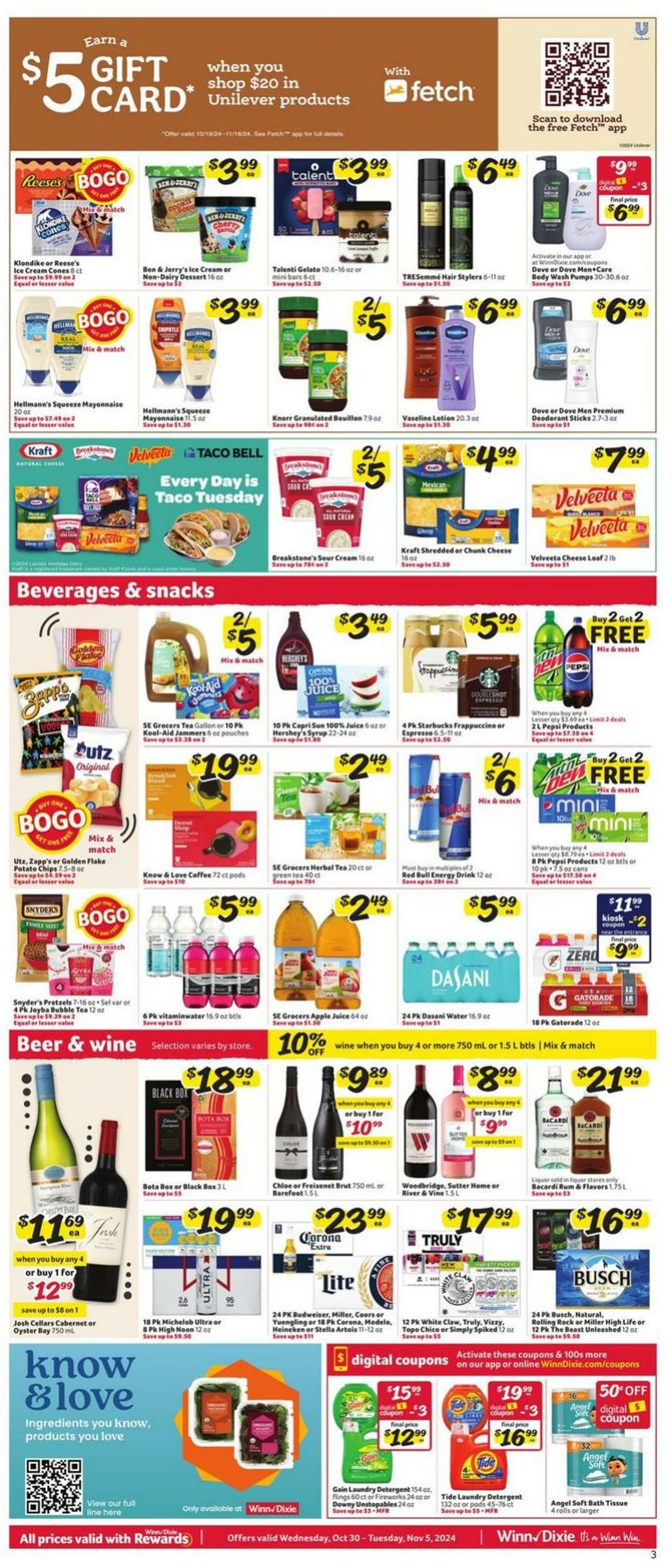 Weekly ad Winn-Dixie 10/30/2024 - 11/05/2024