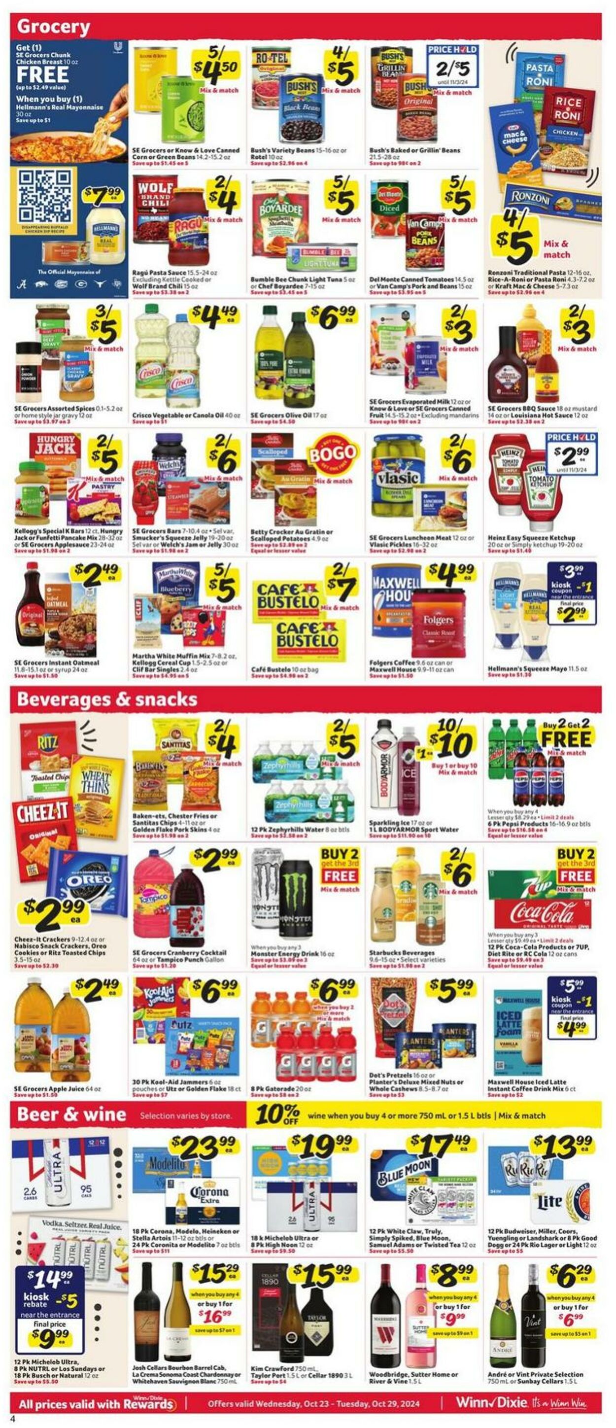 Weekly ad Winn-Dixie 10/23/2024 - 10/29/2024