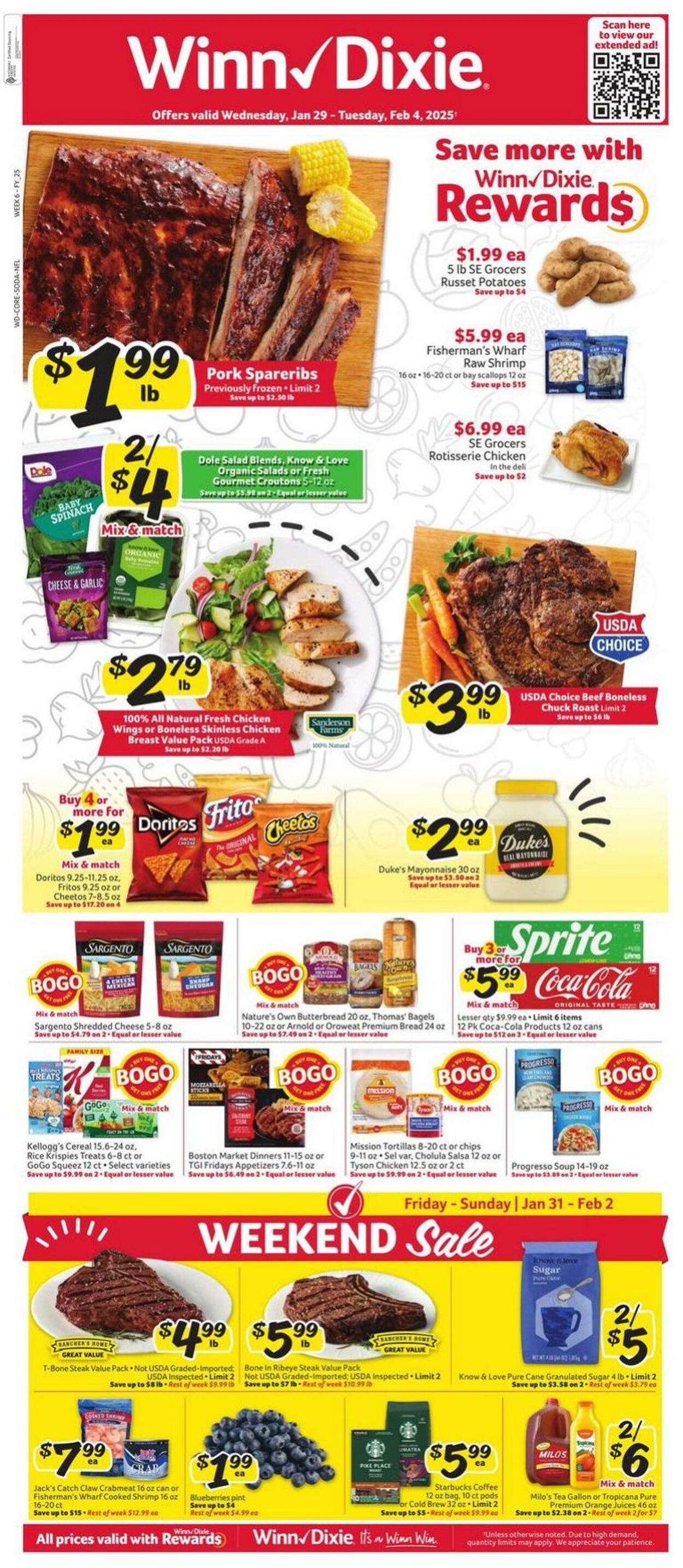 Weekly ad Winn-Dixie 01/29/2025 - 02/04/2025