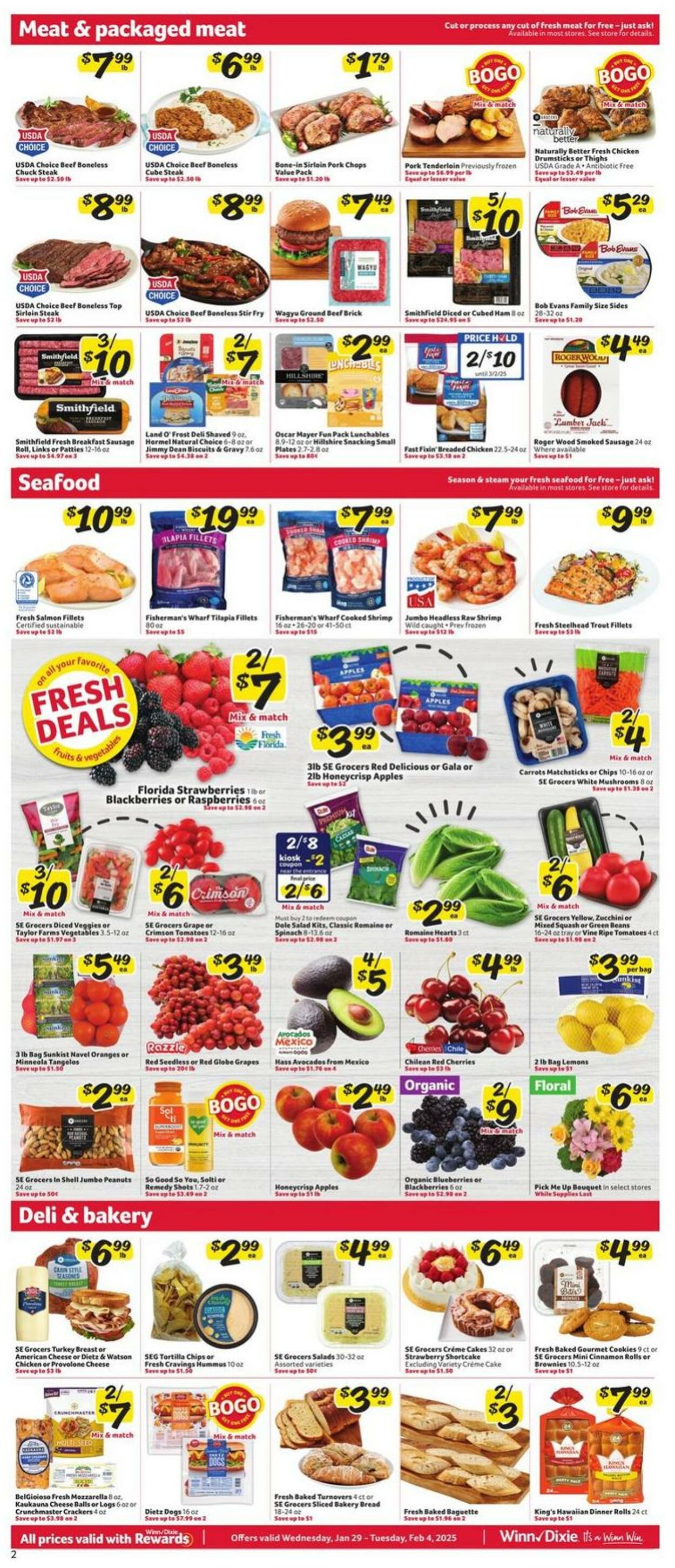 Weekly ad Winn-Dixie 01/29/2025 - 02/04/2025