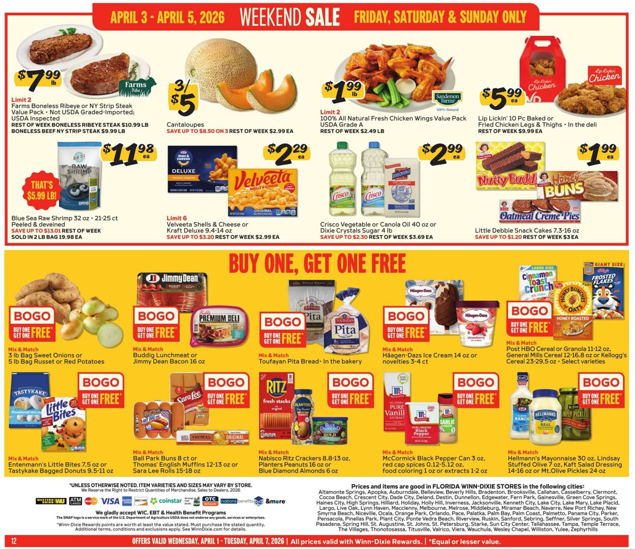 Weekly ad Winn-Dixie 04/01/2026 - 04/07/2026