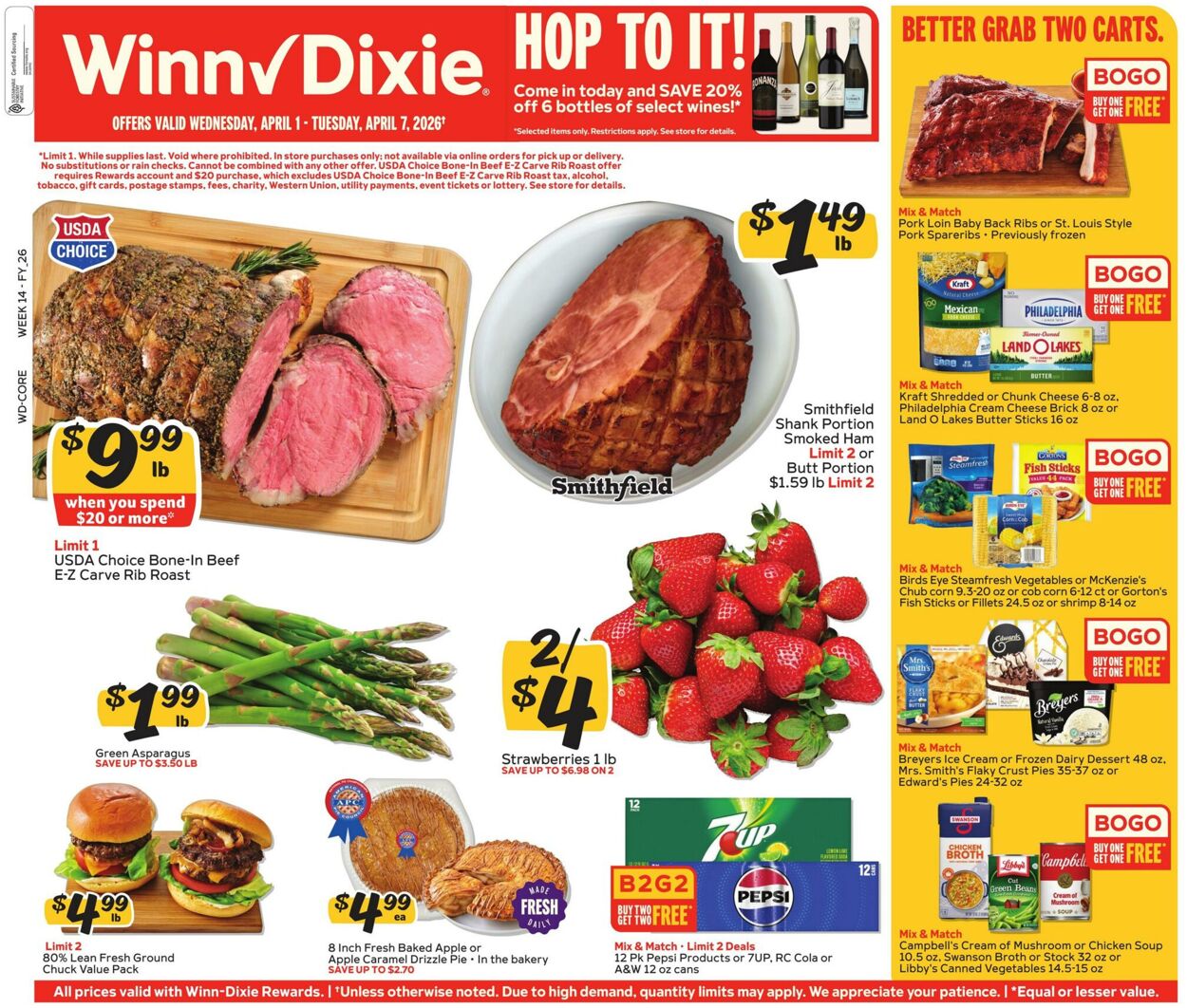 Weekly ad Winn-Dixie 04/01/2026 - 04/07/2026