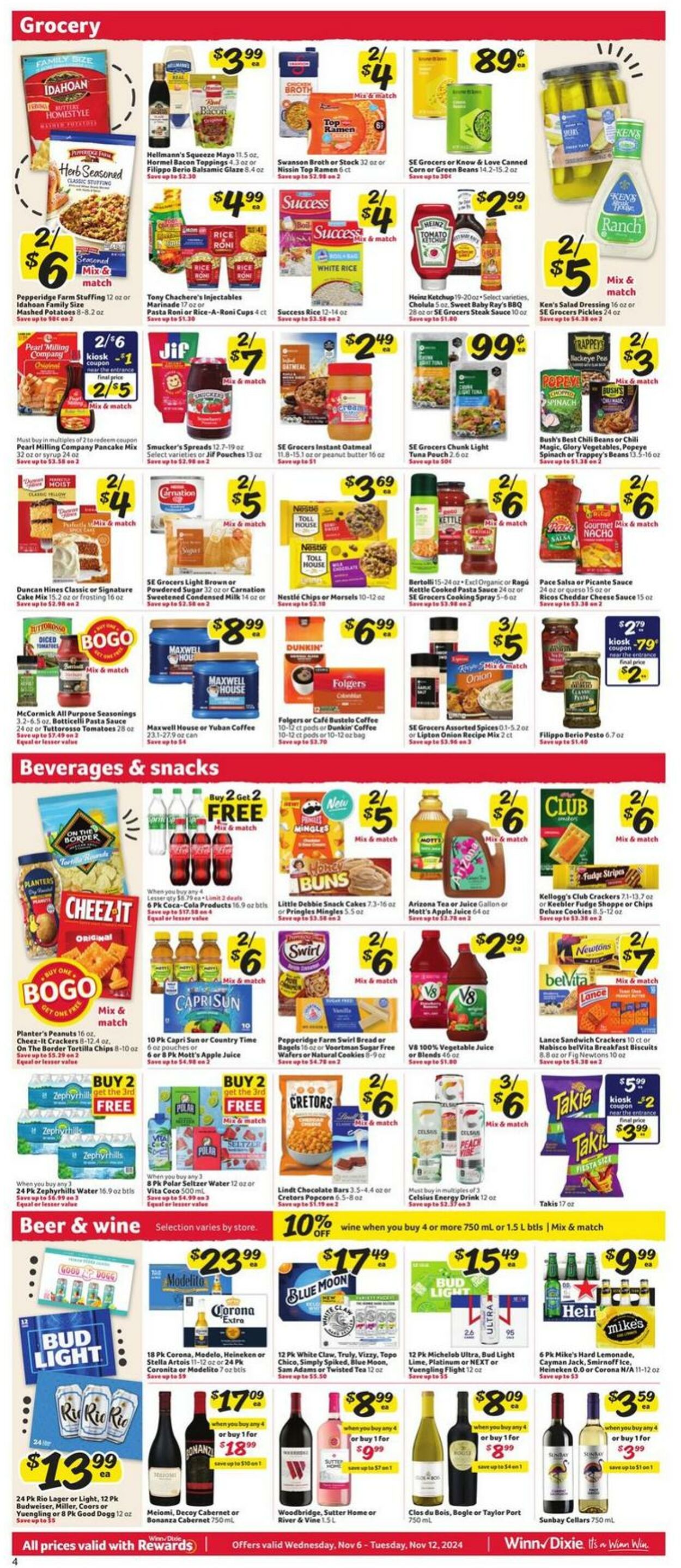 Weekly ad Winn-Dixie 11/06/2024 - 11/12/2024