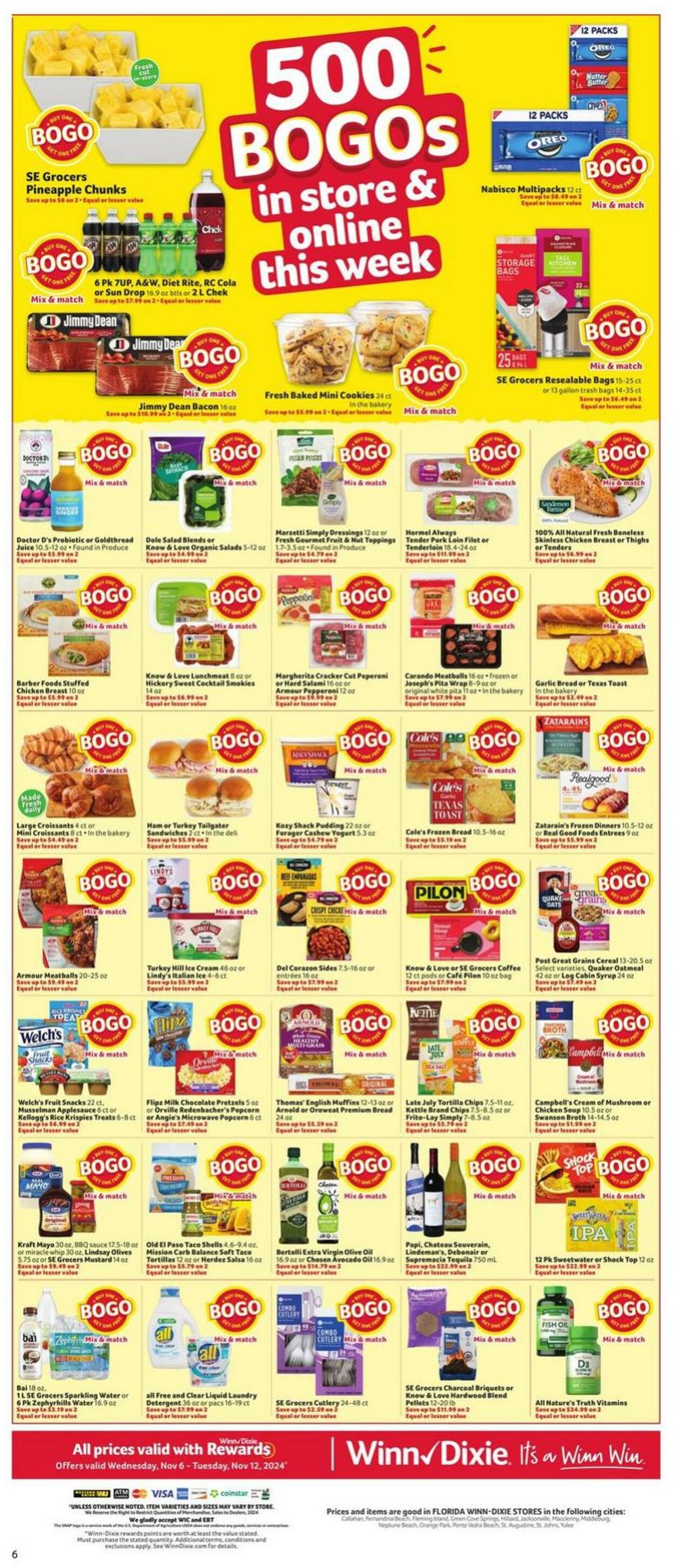 Weekly ad Winn-Dixie 11/06/2024 - 11/12/2024