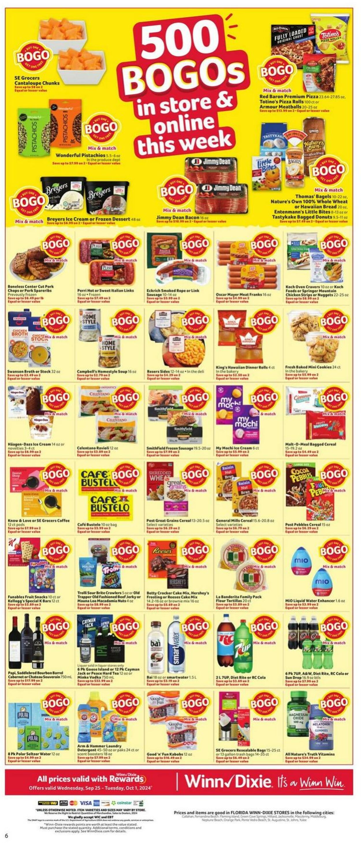 Weekly ad Winn-Dixie 09/25/2024 - 10/01/2024