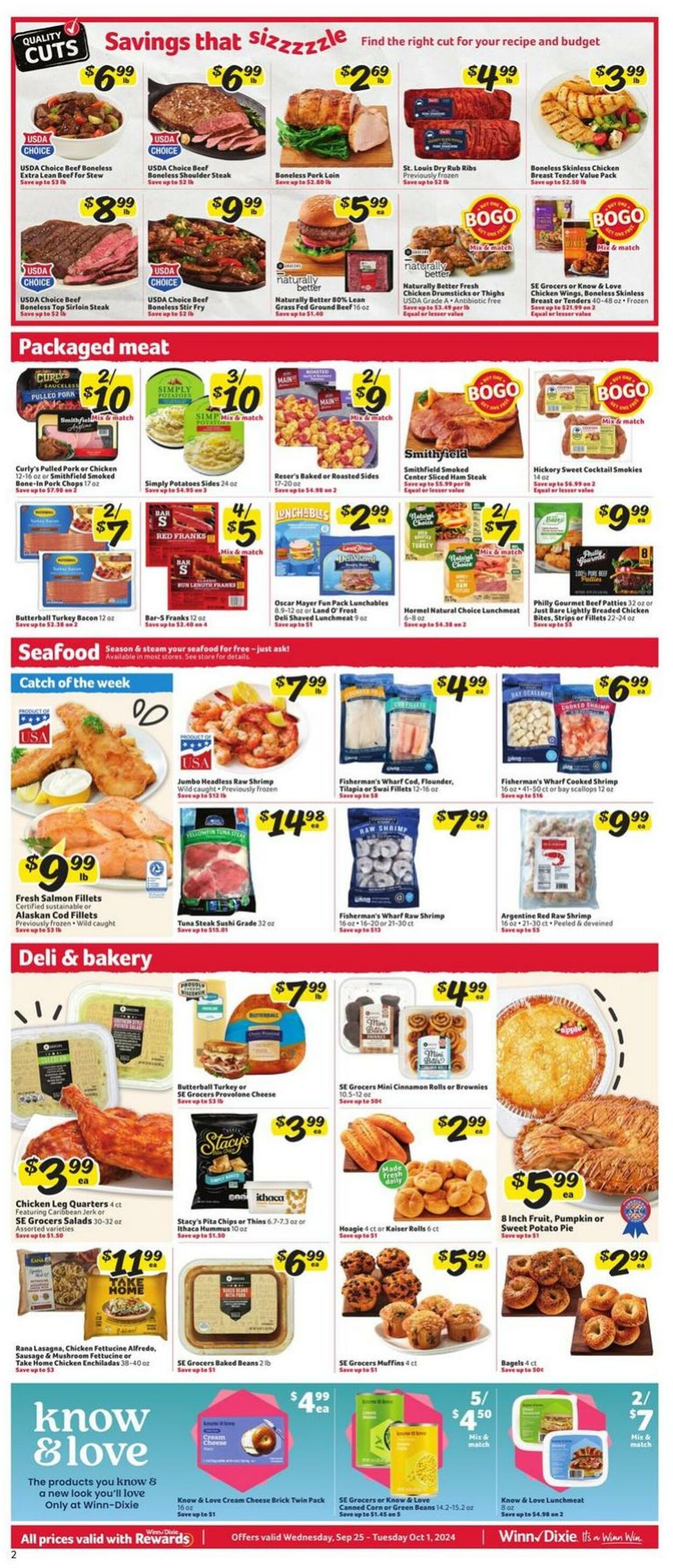 Weekly ad Winn-Dixie 09/25/2024 - 10/01/2024