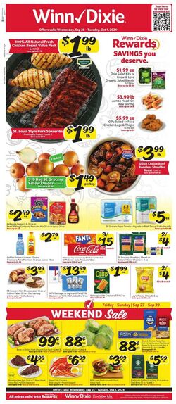 Weekly ad Winn-Dixie 10/09/2024 - 10/15/2024